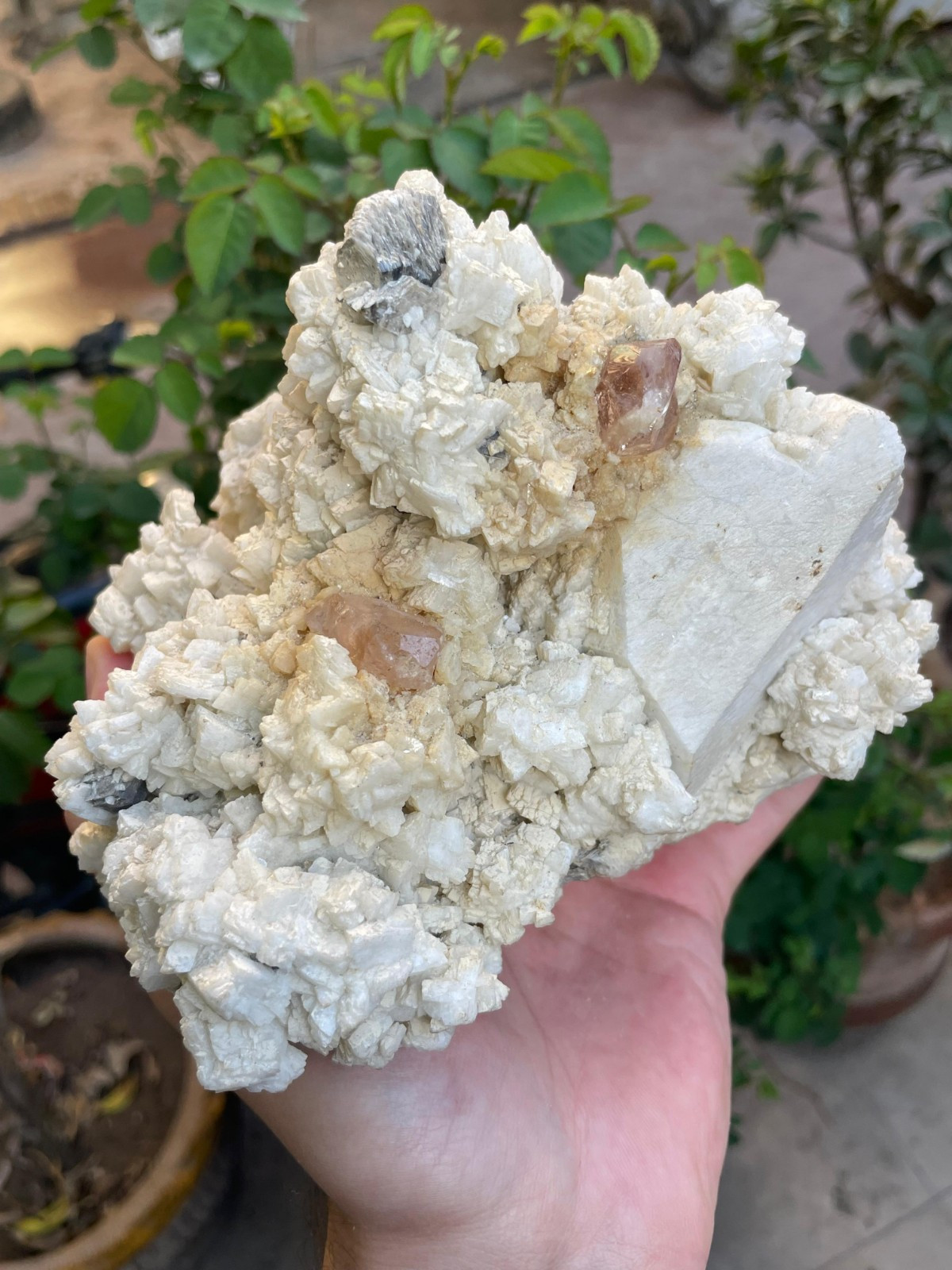 2.10 Kg Awesome Topaz Crystals Specimen With Quartz From Pakistan Mines
