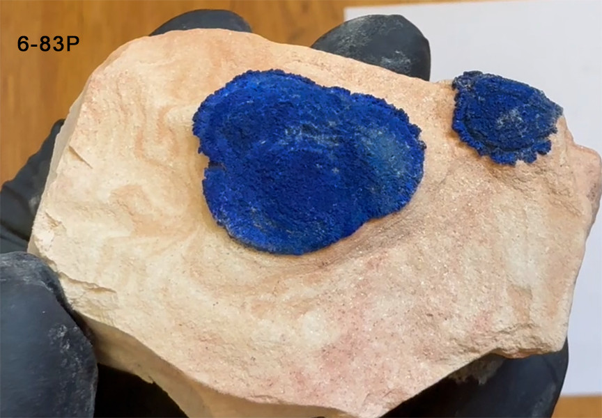 Azurite Sun – Genuine High Grade w/Brown Matrix – NT Australia – US Seller