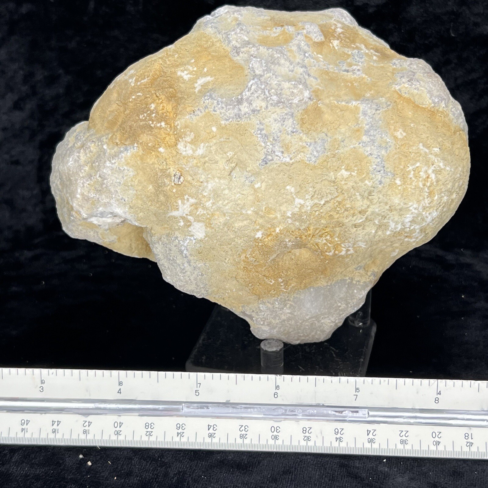Unopened Geode 5-1/2″ Uncut Crystal Quartz Chalcedony 3.5Lb Solid Natural Large