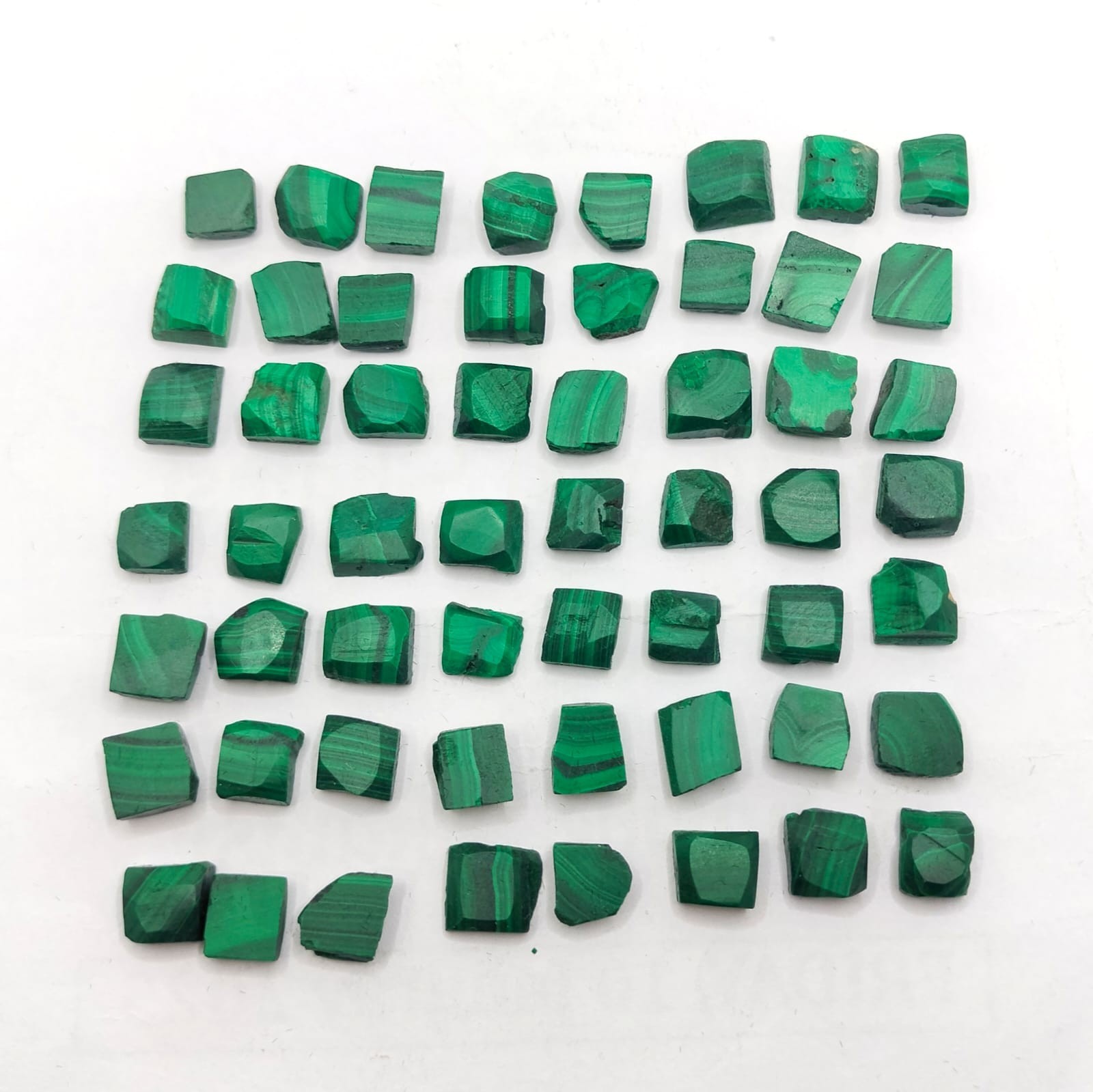 Rough Malachite Stone Rare Green Crystal Mineral Healing Collection 5 to 7 mm