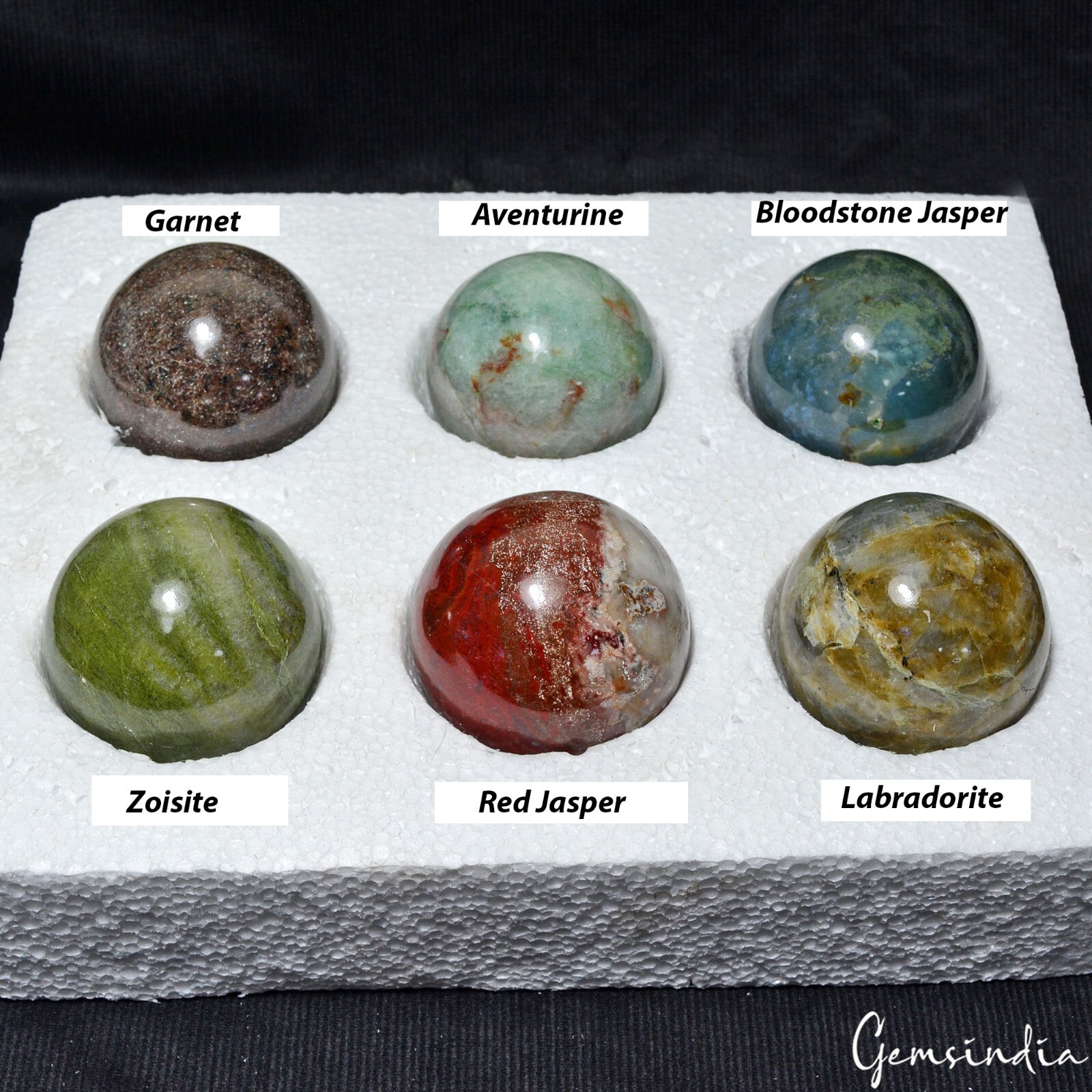 1.52 Kilo Natural Multi Gemstone Healing Crystal Mineral Gems Sphere With Stand