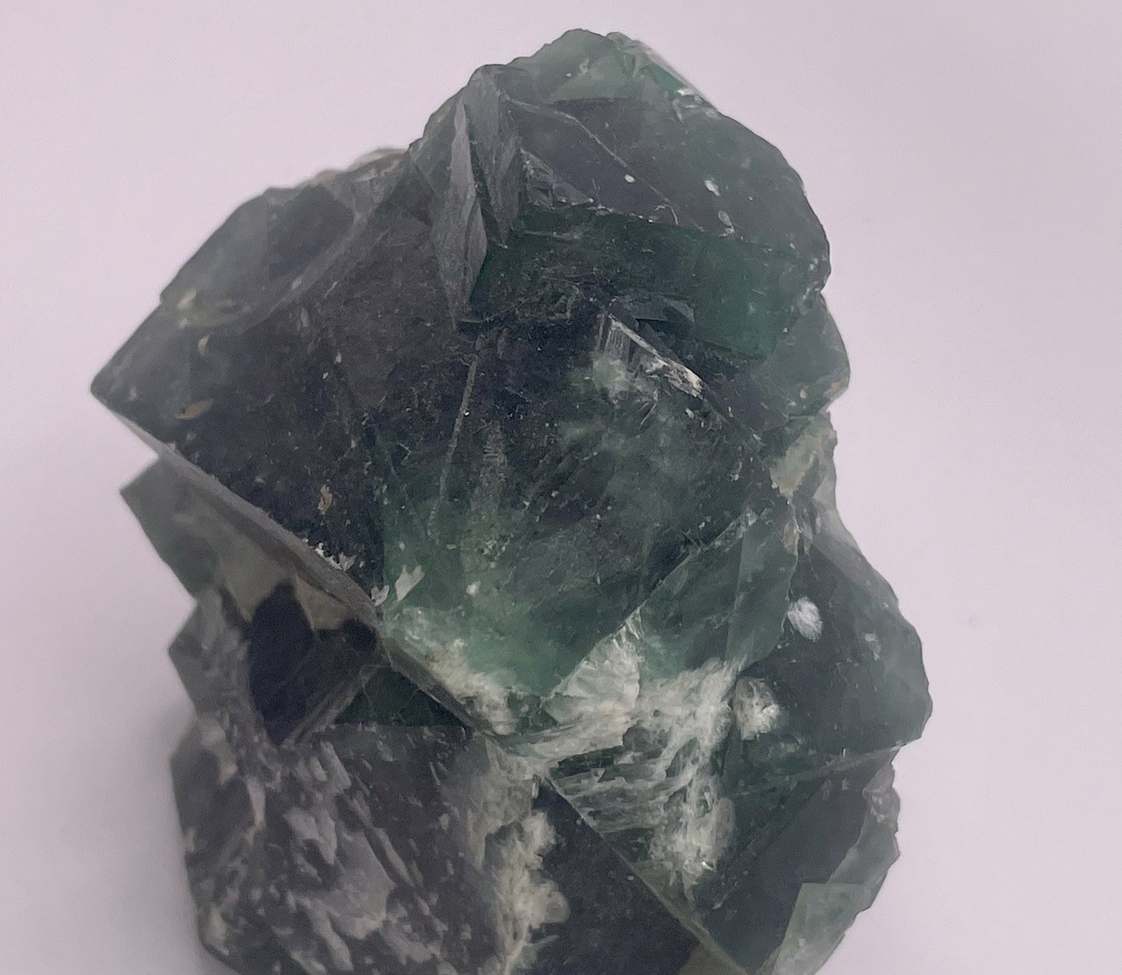 Green Fluorite Rough Mineral Specimen Crystal Cluster Display Piece