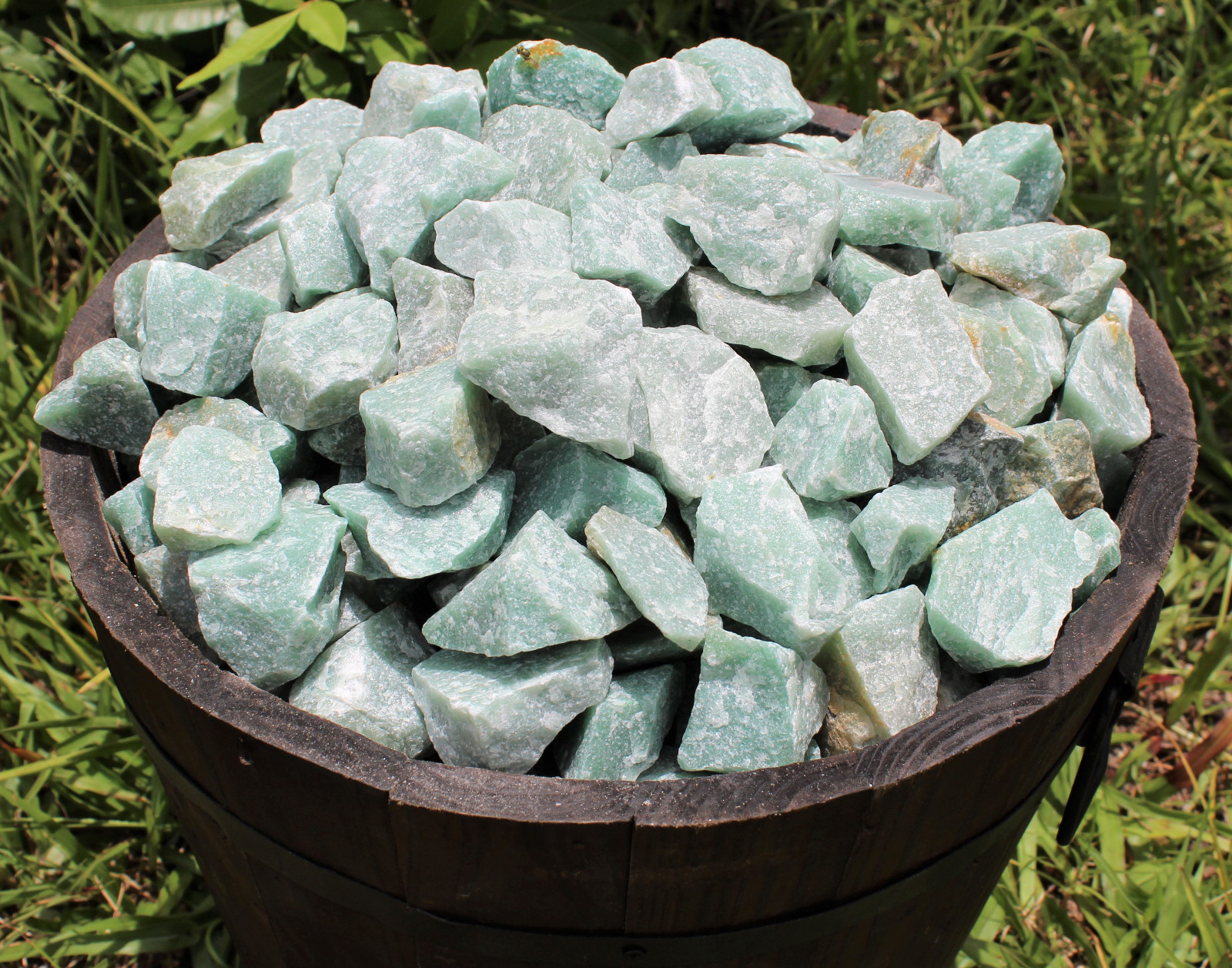 5 lb Bulk Lot Natural Rough Green Aventurine Gemstone Specimen Raw Healing 80 oz