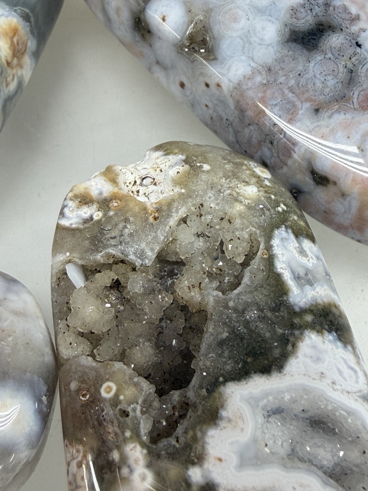 Wholesale Lot 1 Lb Natural Ocean Jasper Palm Stone Crystal Healing Energy.