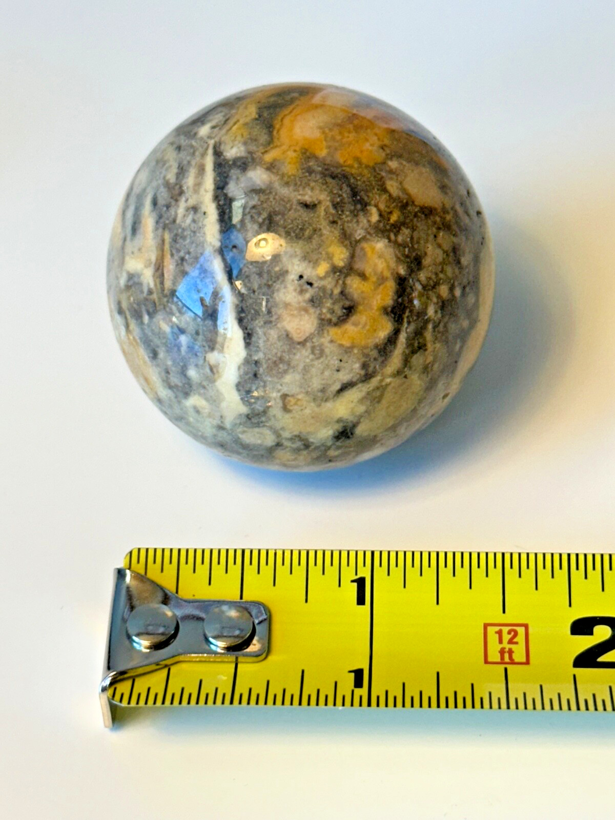 Crazy Lace Agate Sphere Marble Natural Gemstone from KALIFANO