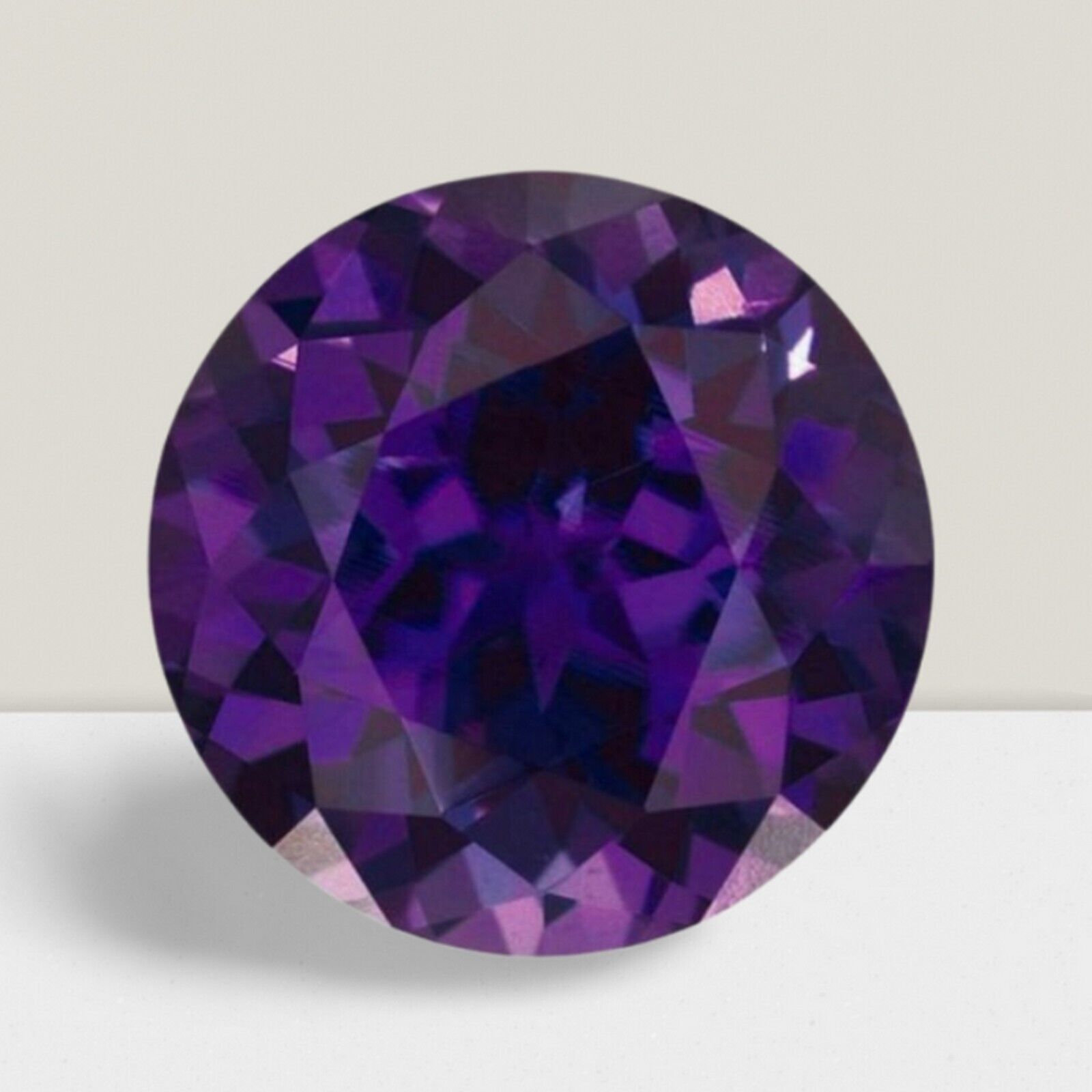 Alexandrite Round Cut Gemstone 3.50 Cts – 10 mm Lustrous Loose Gem