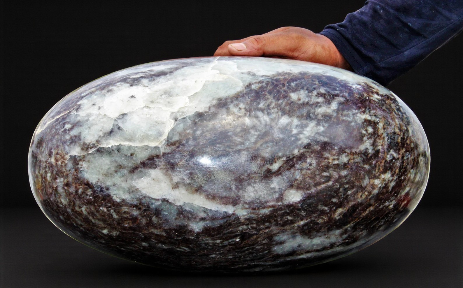 Gemstone Lingam Sphalerite Crystal Zink Blende Healing Chakra Spiritual 390MM