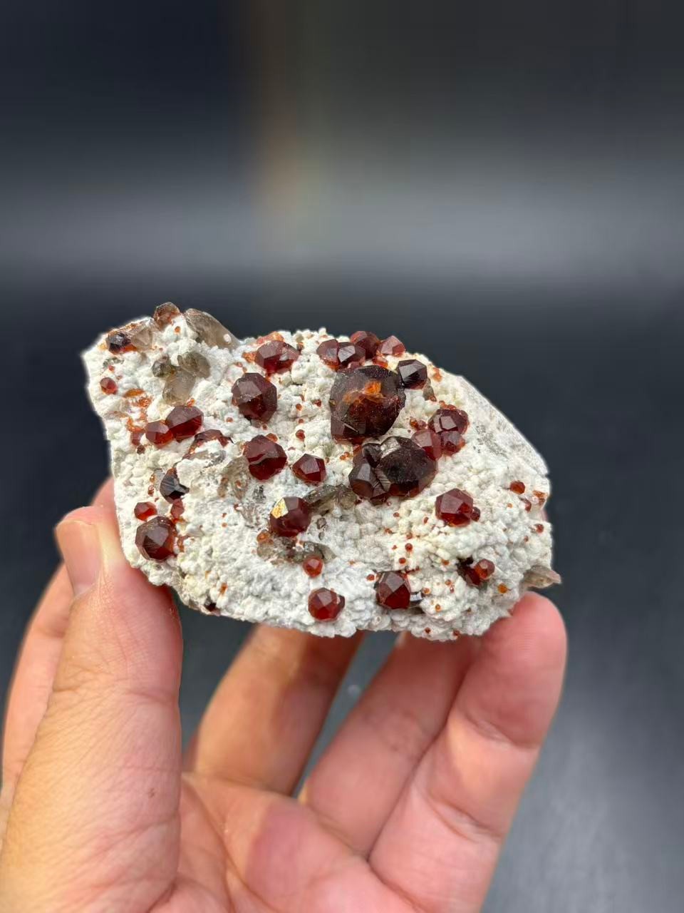 121g Spessartine Smoky-Quartz From Putian Mine Fujian Province China