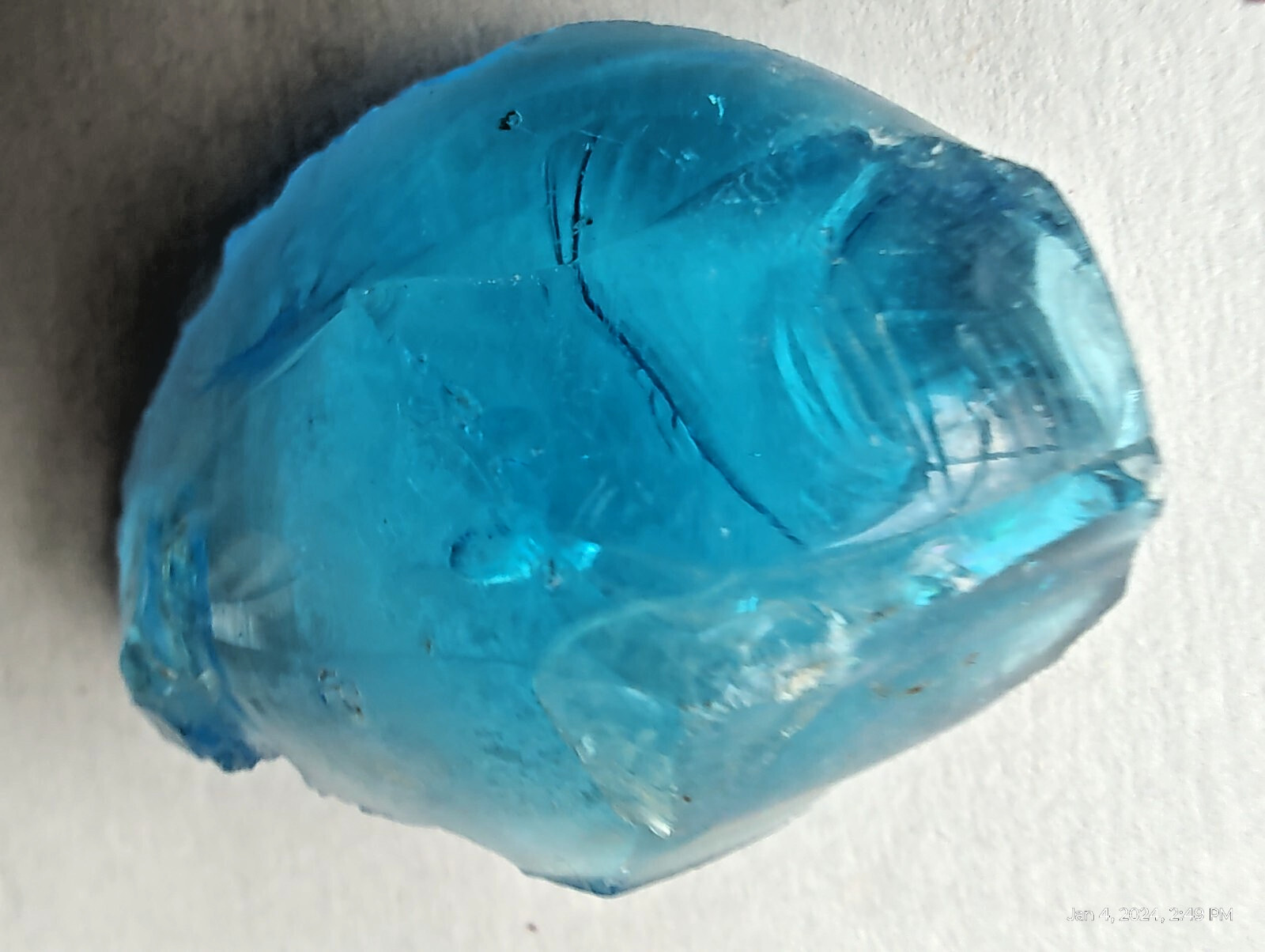 Blue Sky Monatomic andara Crystal Arcturian stone Specimen 10 gram