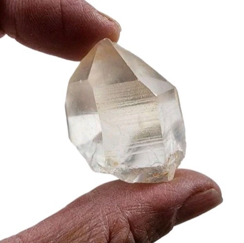 Tangerine Lemurian Quartz Crystal Point Brazil 24.4 grams