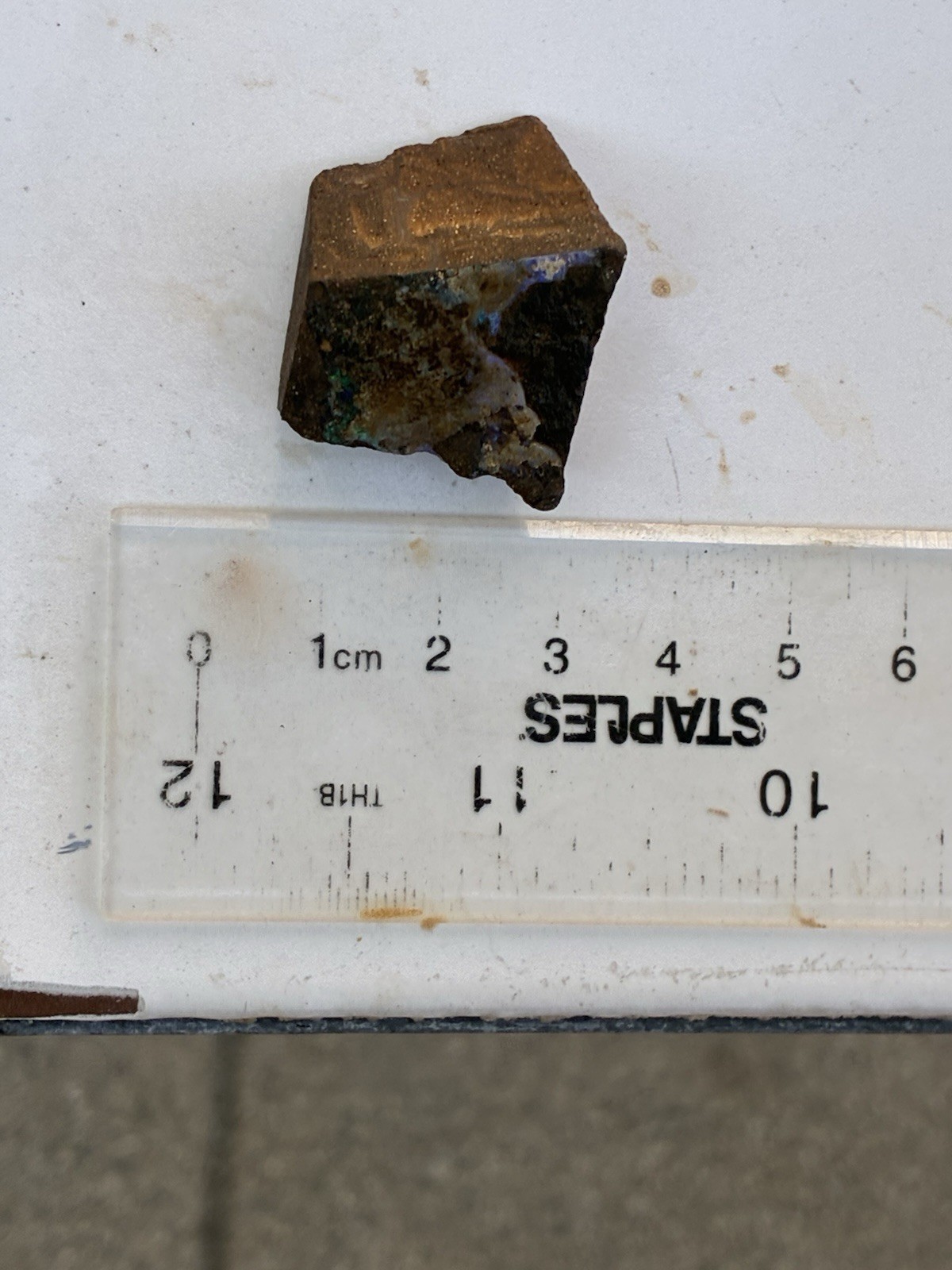 71ct Australian Boulder Opal Rough Loose Multicolor Specimen S