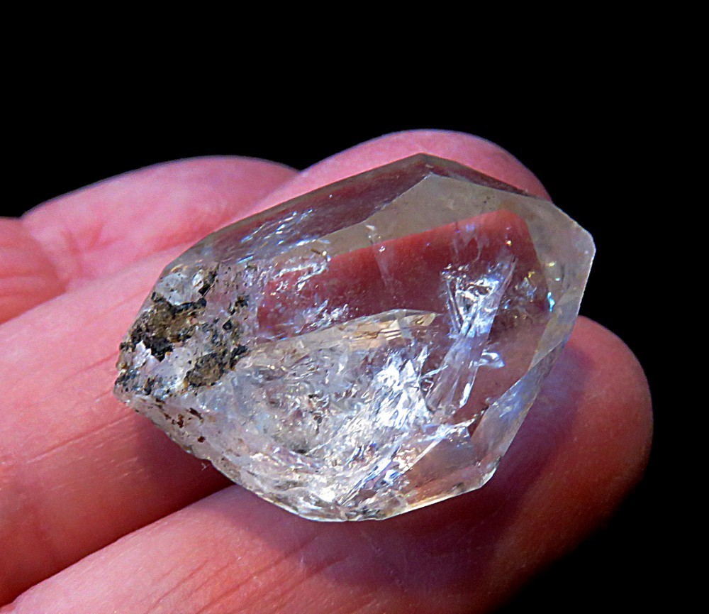 Herkimer Diamond- 1 1/4″- Pendant Size- Ace of Diamonds Mine-Middleville, NY