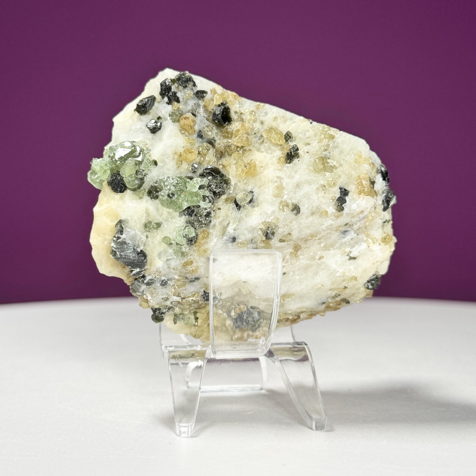 Diopside Crystal, Chrome Diopside, Green Diopside, Mineral Specimen
