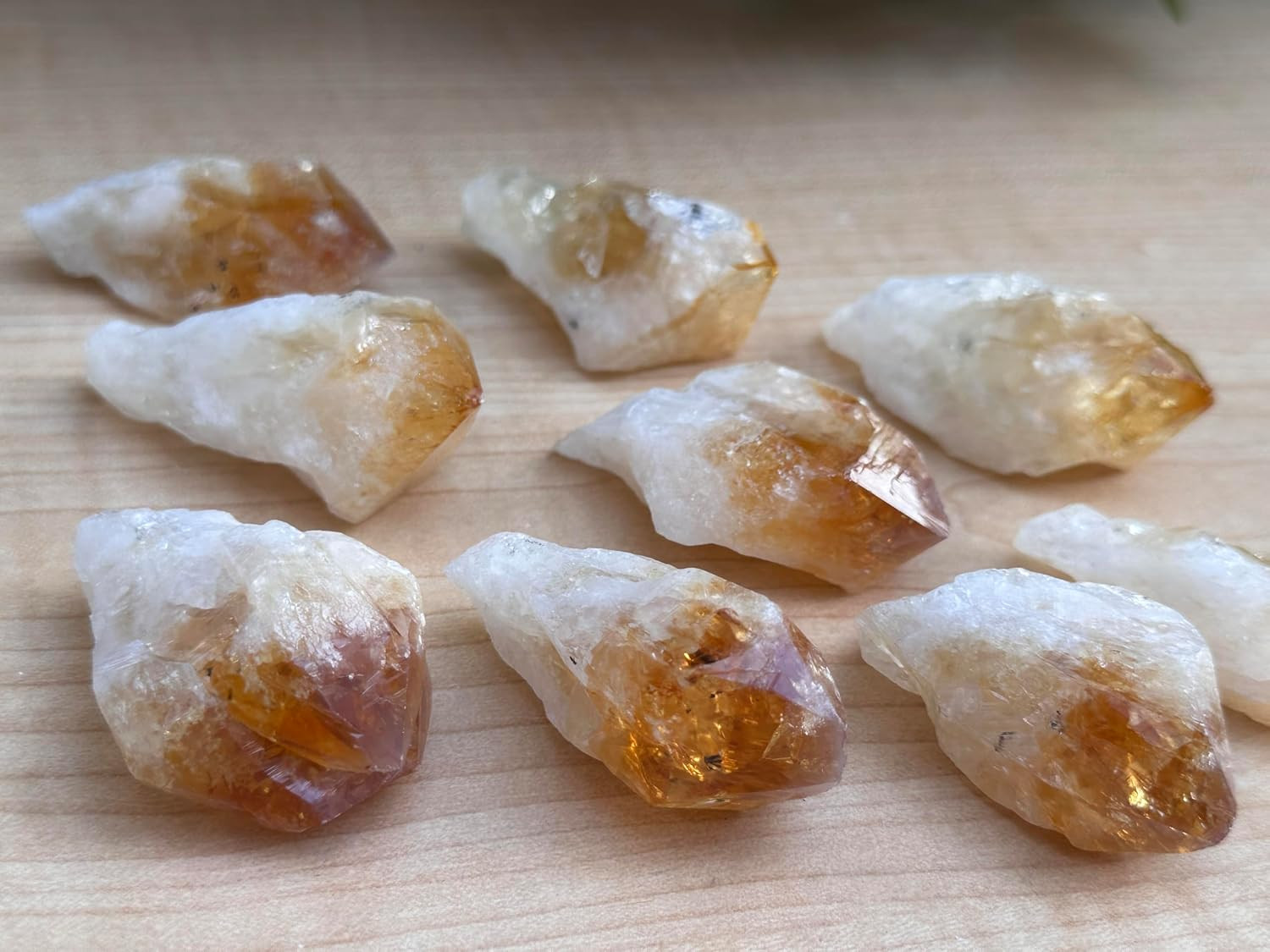 Extra Large Citrine Point, Natural Citrine Point, Citrine Point Healing Crystals