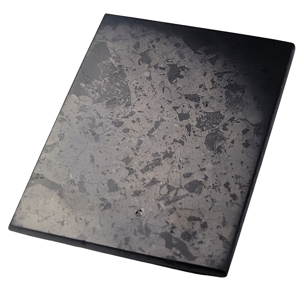 Shungite Stone EMF Protection Phone Sticker 30×40 mm Polished Style_A / 1 pk