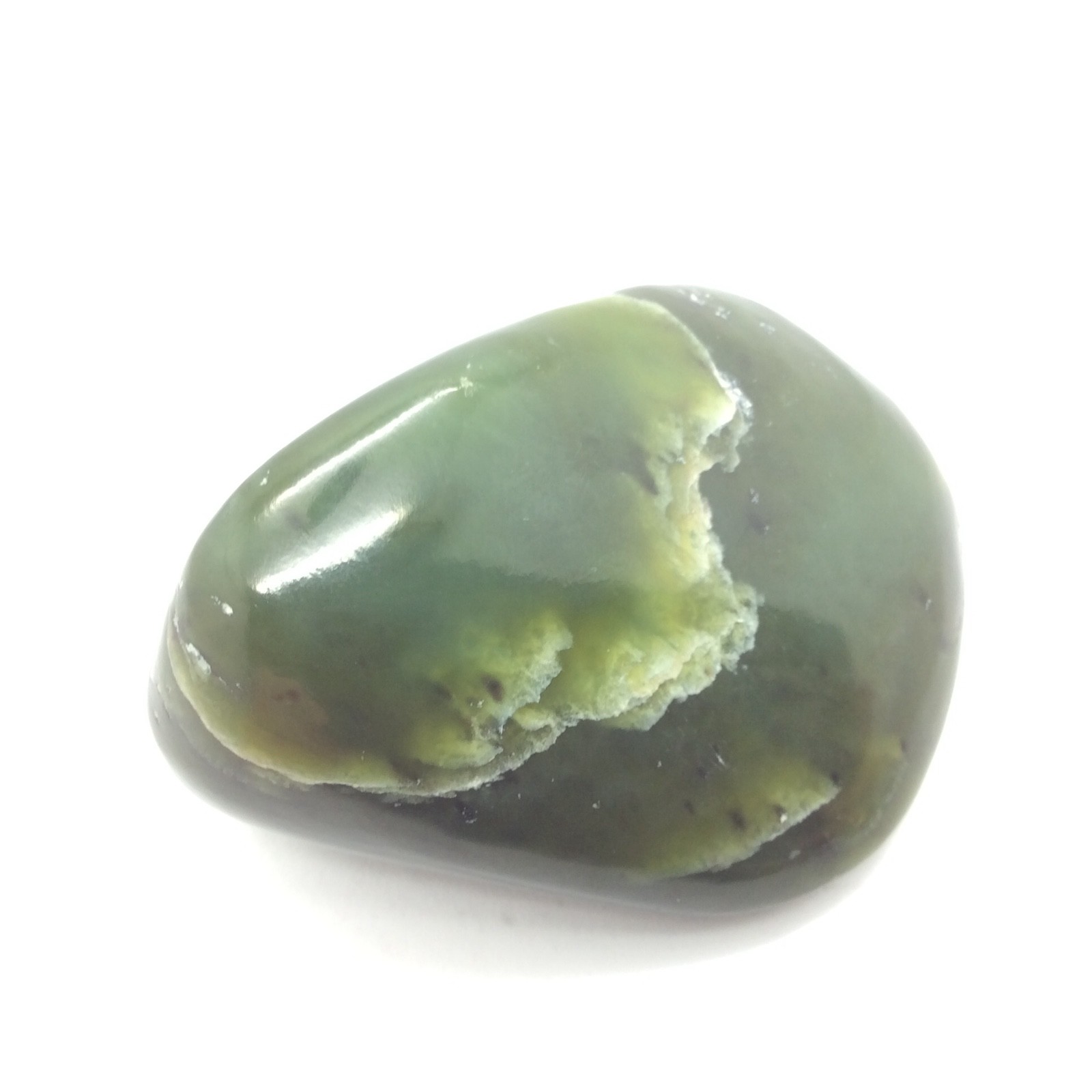 Siberian Jade Pebble Green Nephrite Jade Stone Sayan Mountains Siberia #9