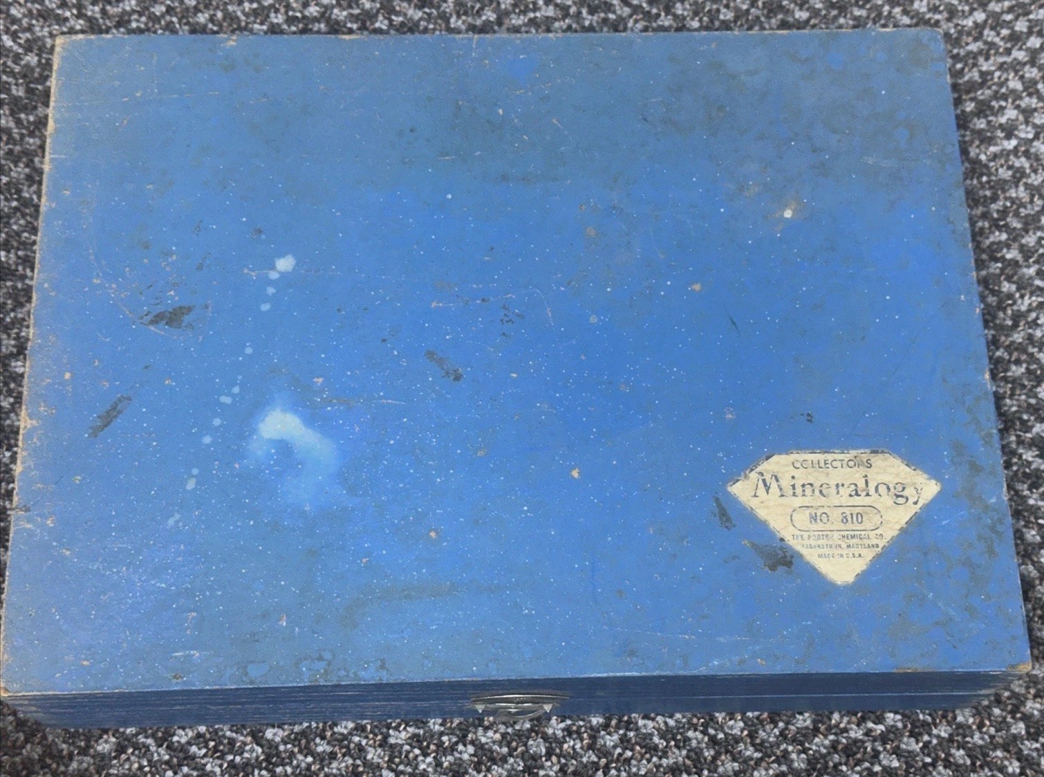 Vintage RARE PORTER Chemical Company MINERALOGY KIT No. 810 rock specimens
