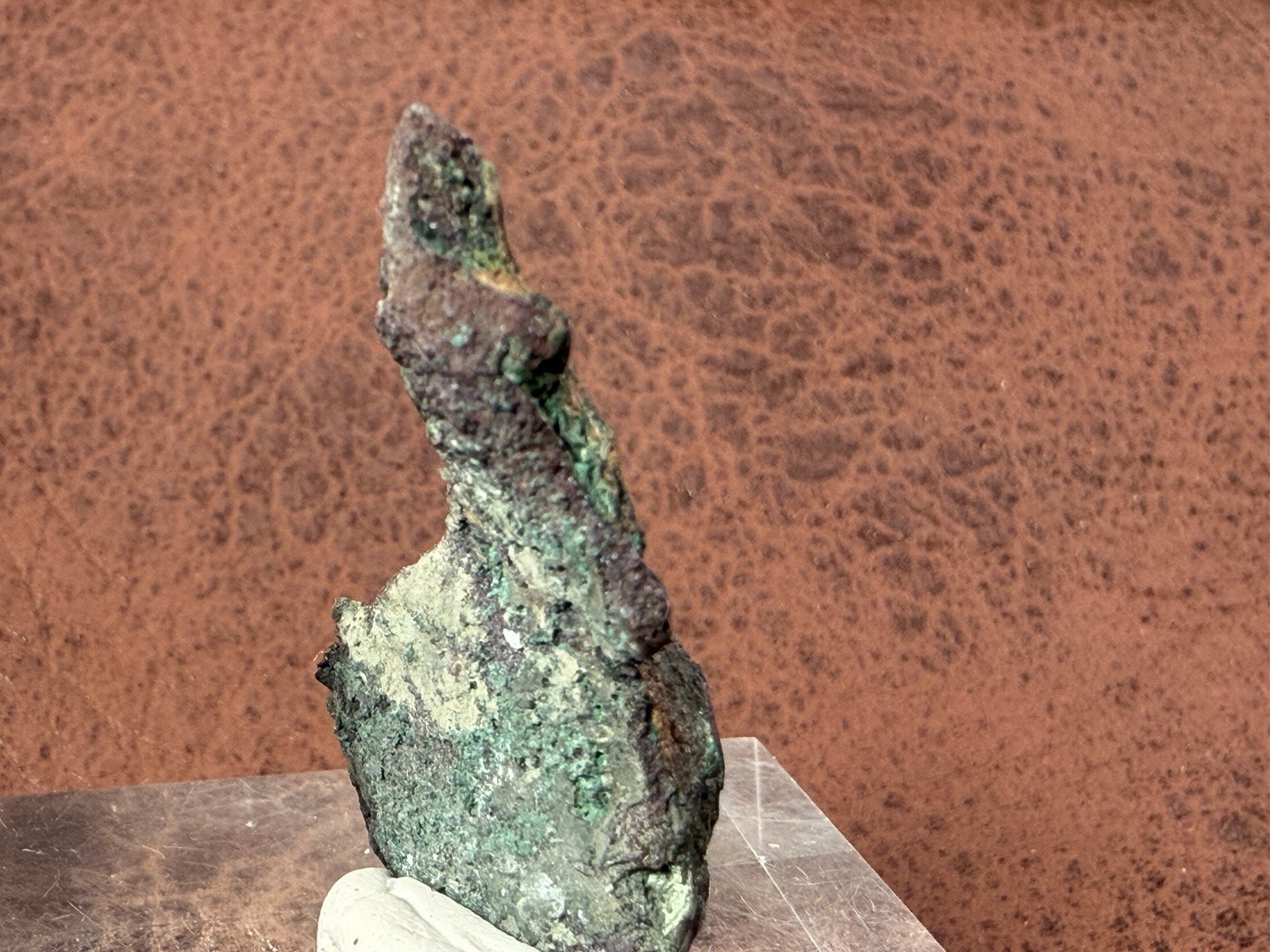 Natural Oxidized Green Glacial Float Copper with Buffed Finish, Michigan 16.1 g