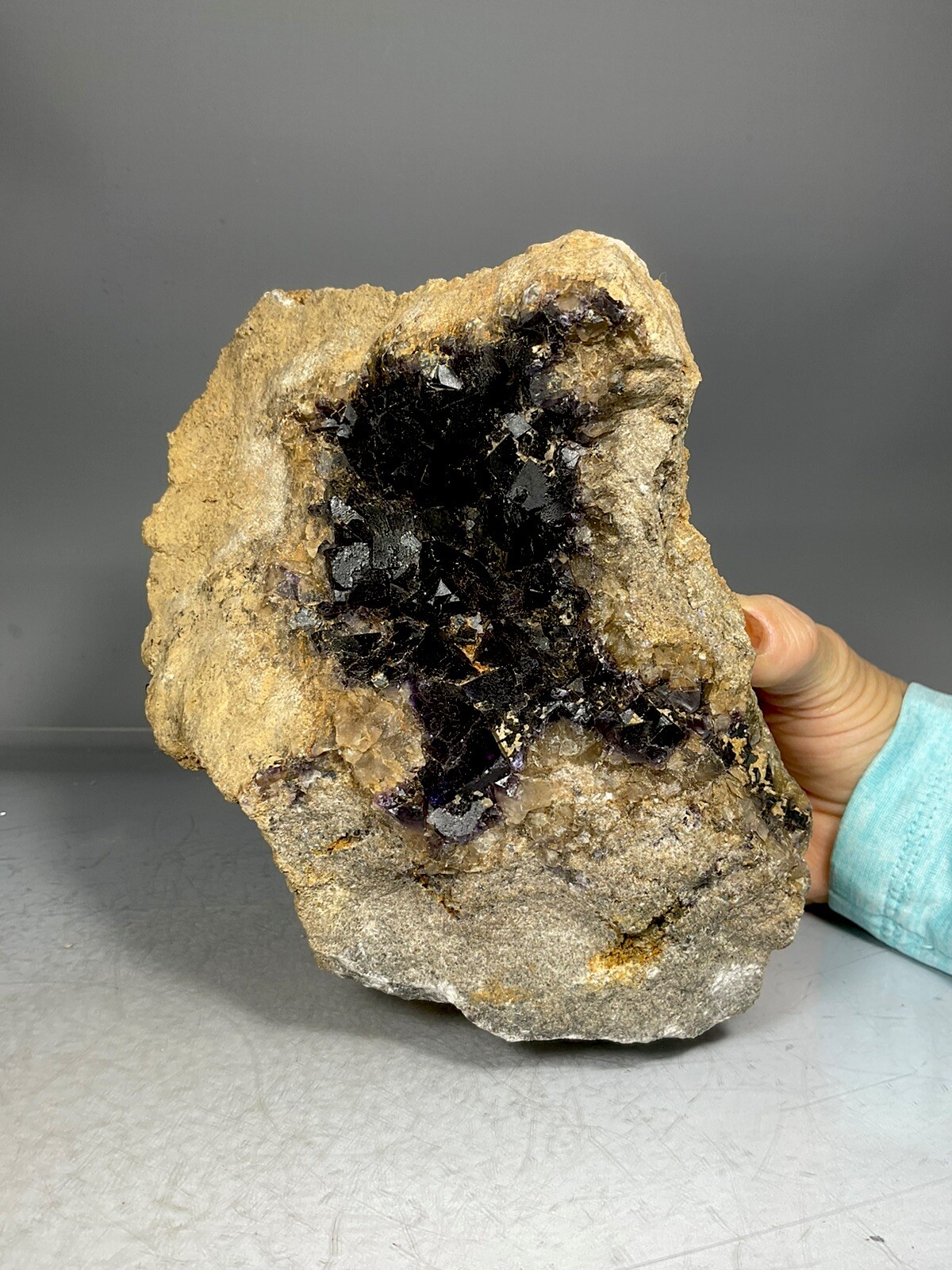 SS Rocks – Purple Fluorite (Columbia Mine – Crittendon, Kentucky) 5.38lbs
