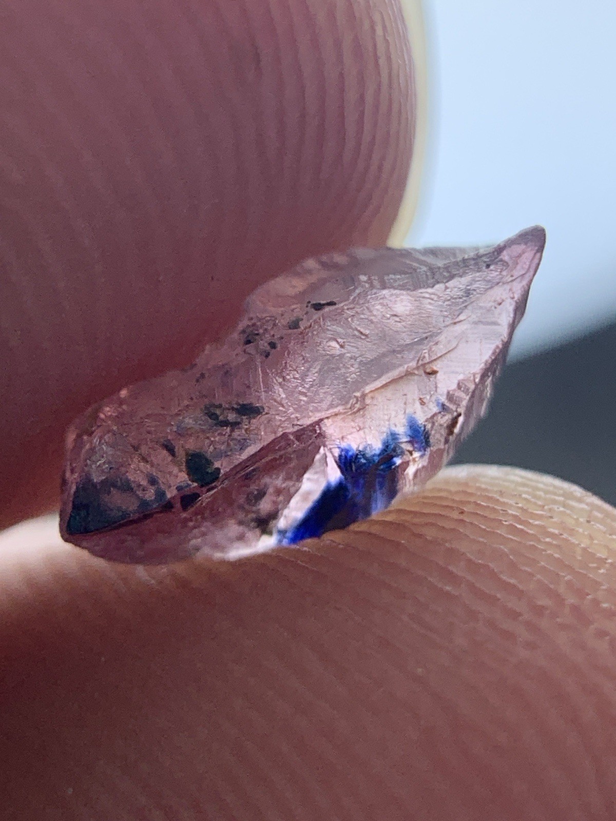 1.46 Crts Extremely Rare Stunning Facet Grade Pink & Blue Winza Sapphire @winza