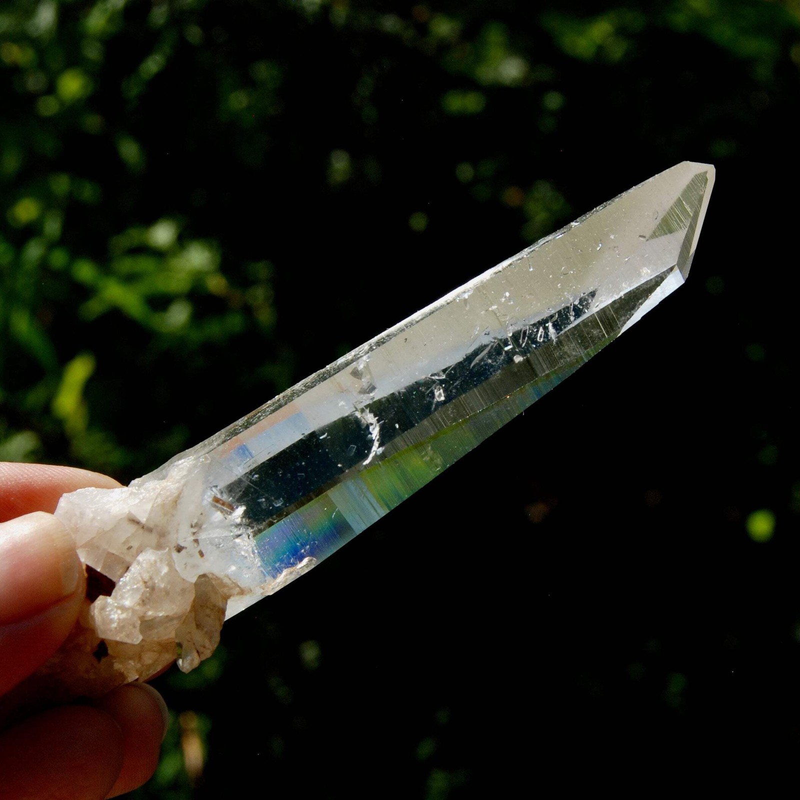4.5in 55g Lemurian Seed Quartz Crystal Laser, Colombia