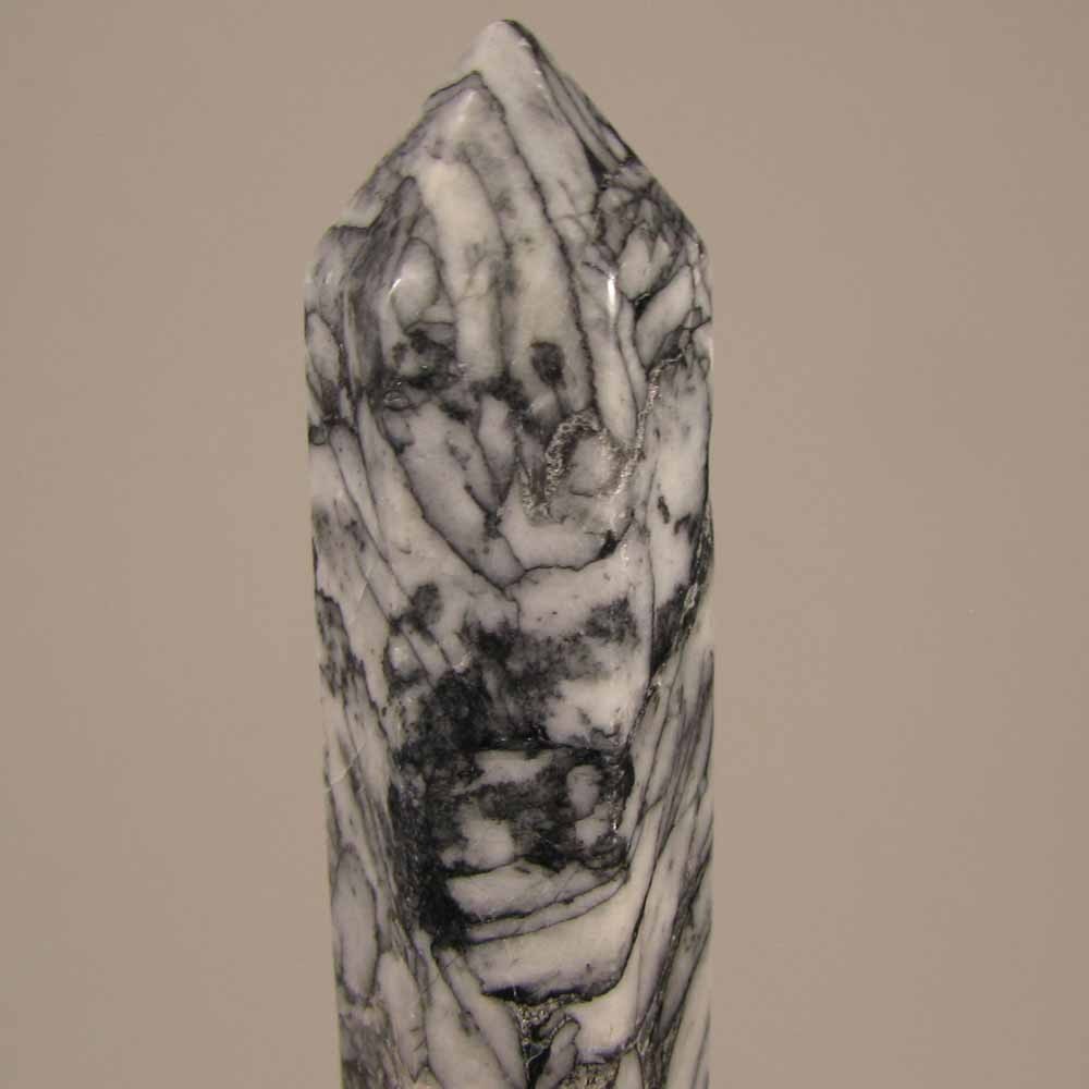 2.7″ PINOLITE Pinolith Tower Polished Gemstone Point Obelisk – Austria