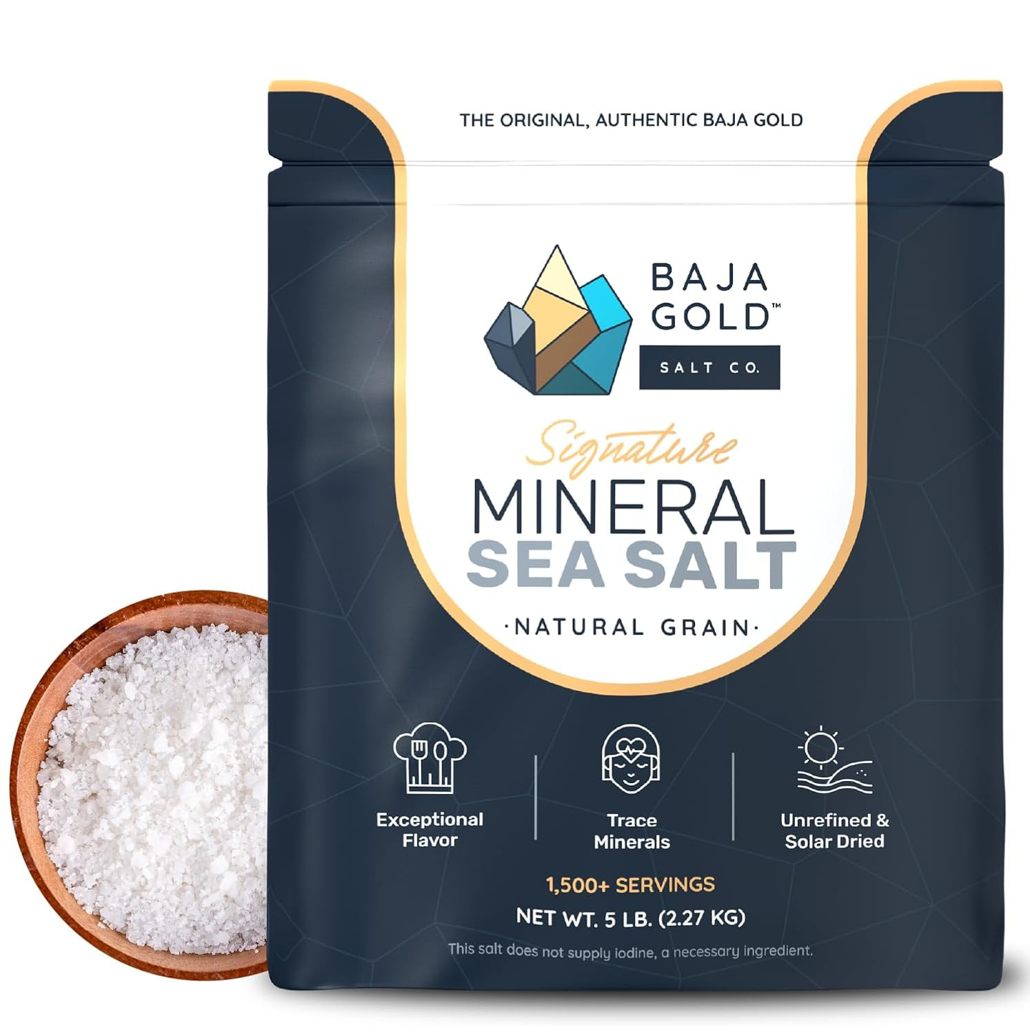 Signature Mineral Sea Salt – Recommended by Gary Brecka – Organic Natural Grain
