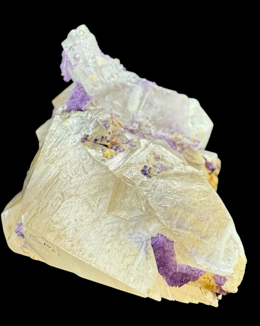 Fluorite & Calcite Xls: Faircloth Vein, Mundy’s Landing, Woodford, Kentucky 🇺🇸