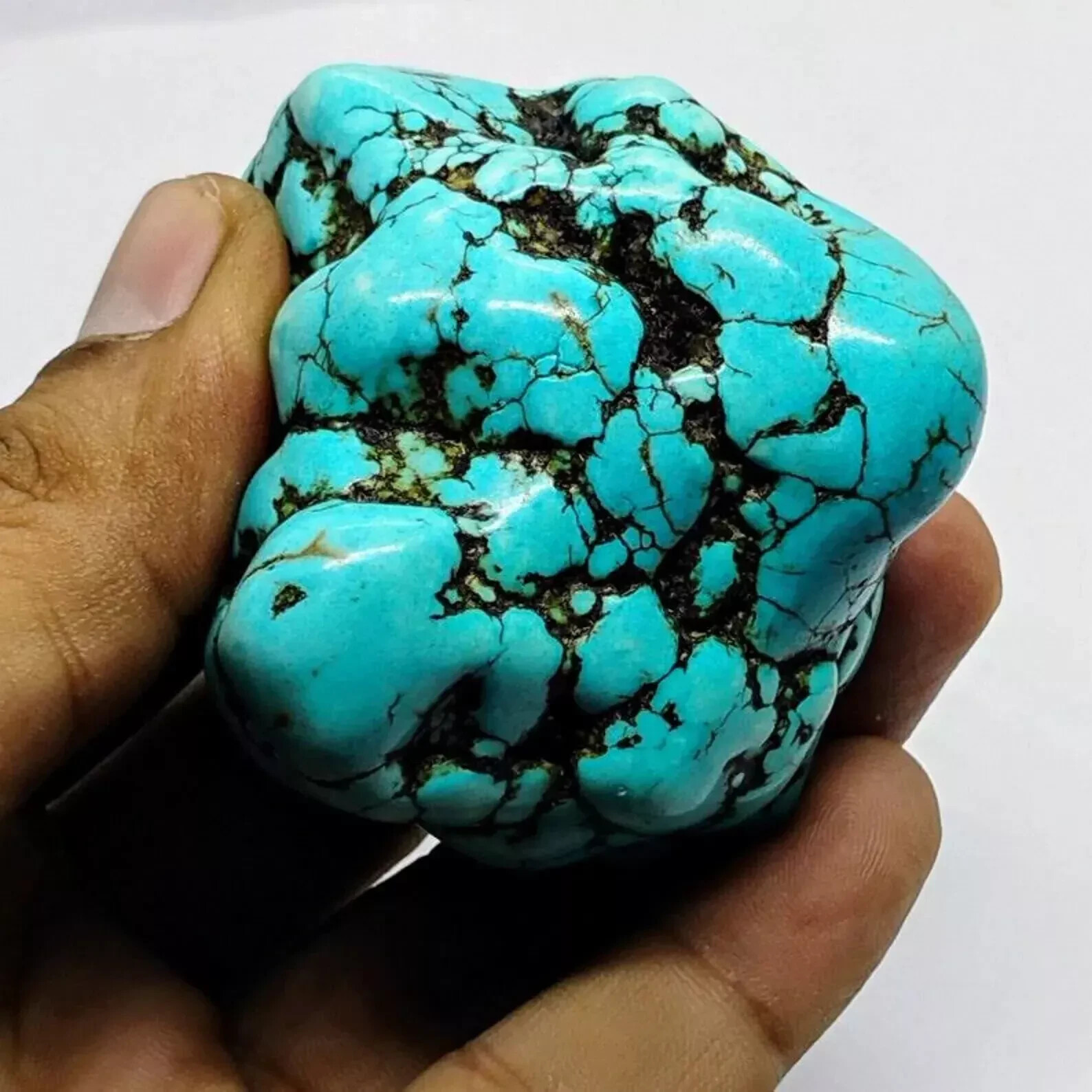 Big Sale Natural Uncut Arizona Turquoise Blue Rough Gemstone 150-200 Carat Use