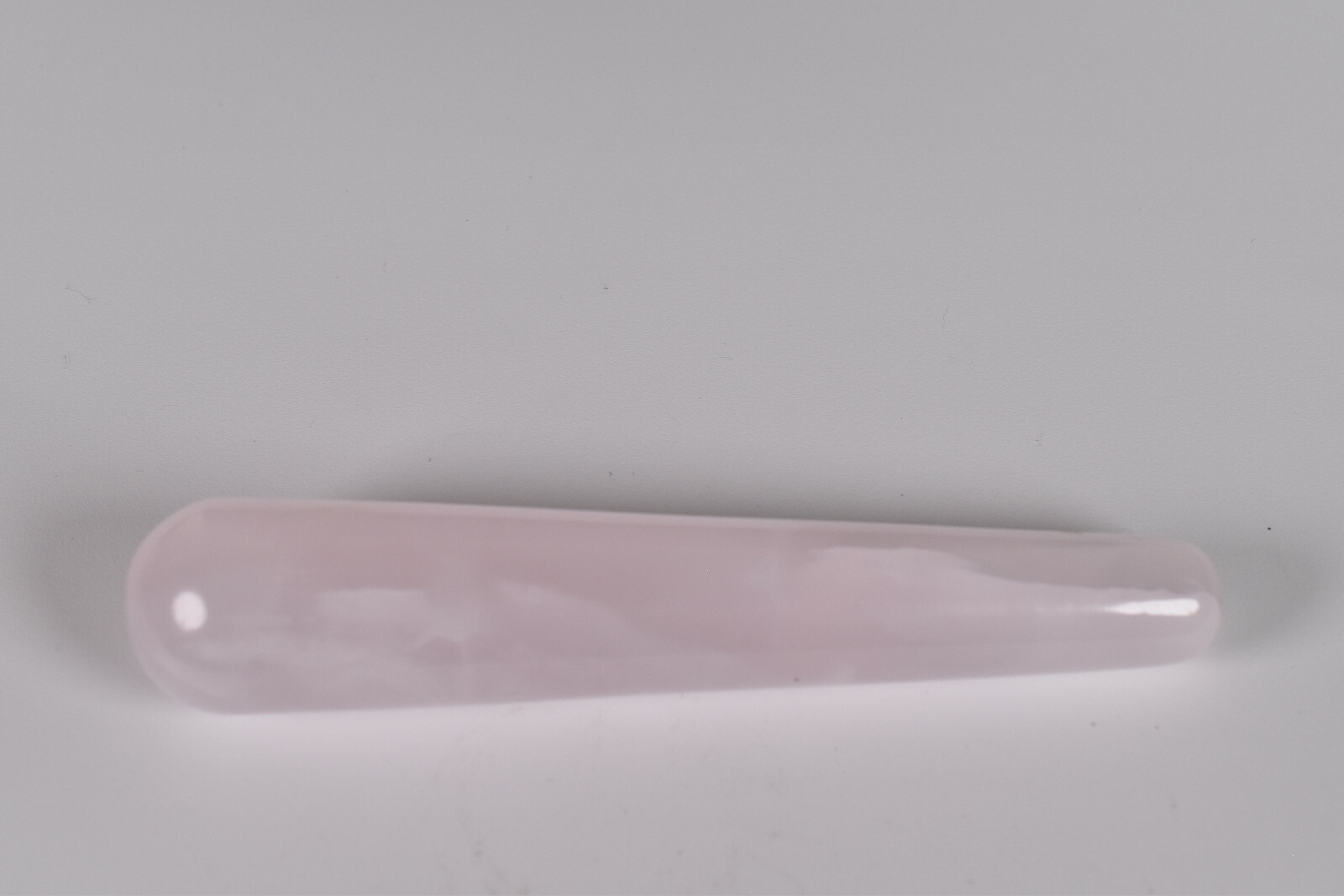 Pink Mangano Calcite Massage Wand Fluorescent UV Reactive 11 cm # S4