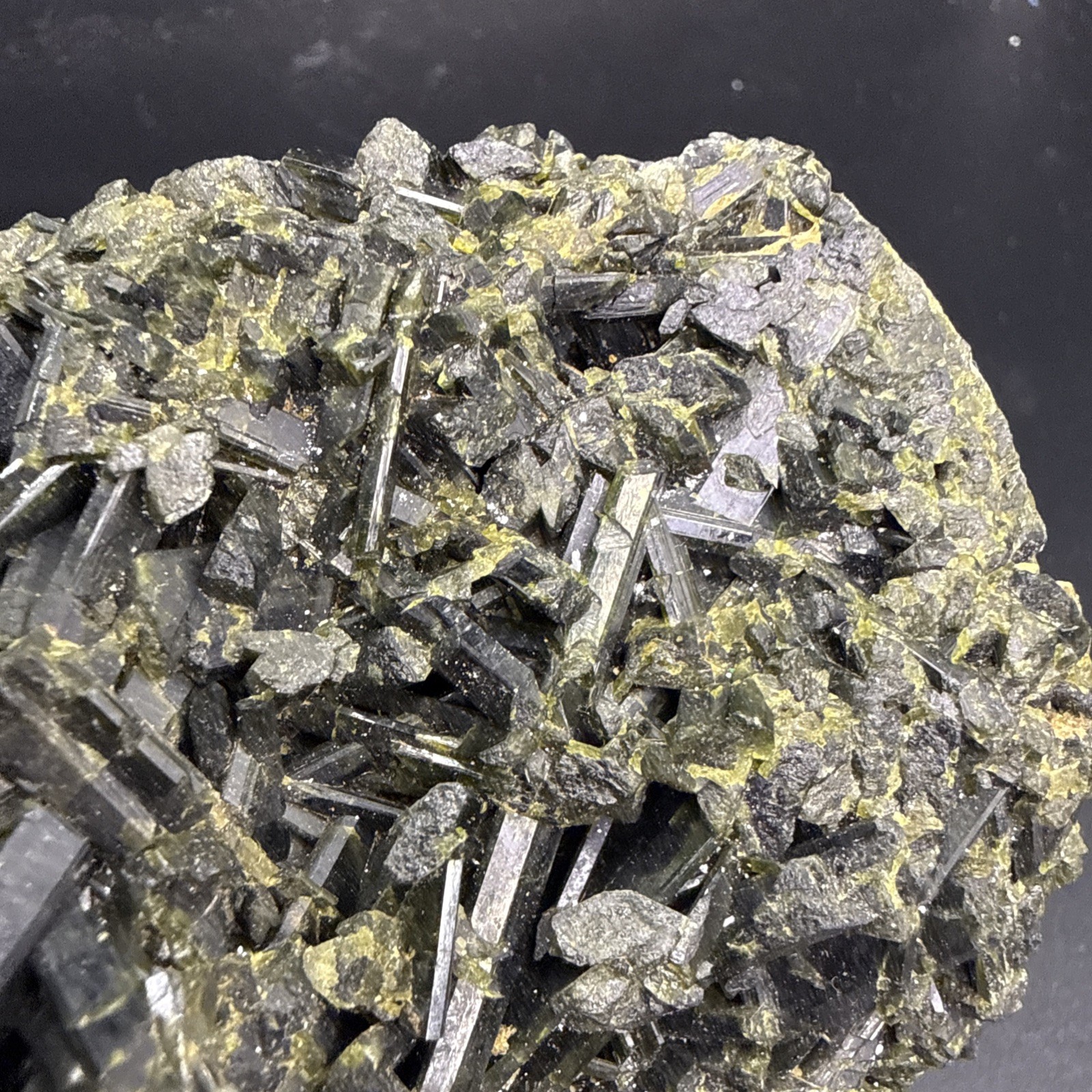 2 Lb Large Natural Epidote On Matrix From Pakistan. A+ Specimen,Minerals,Gems.
