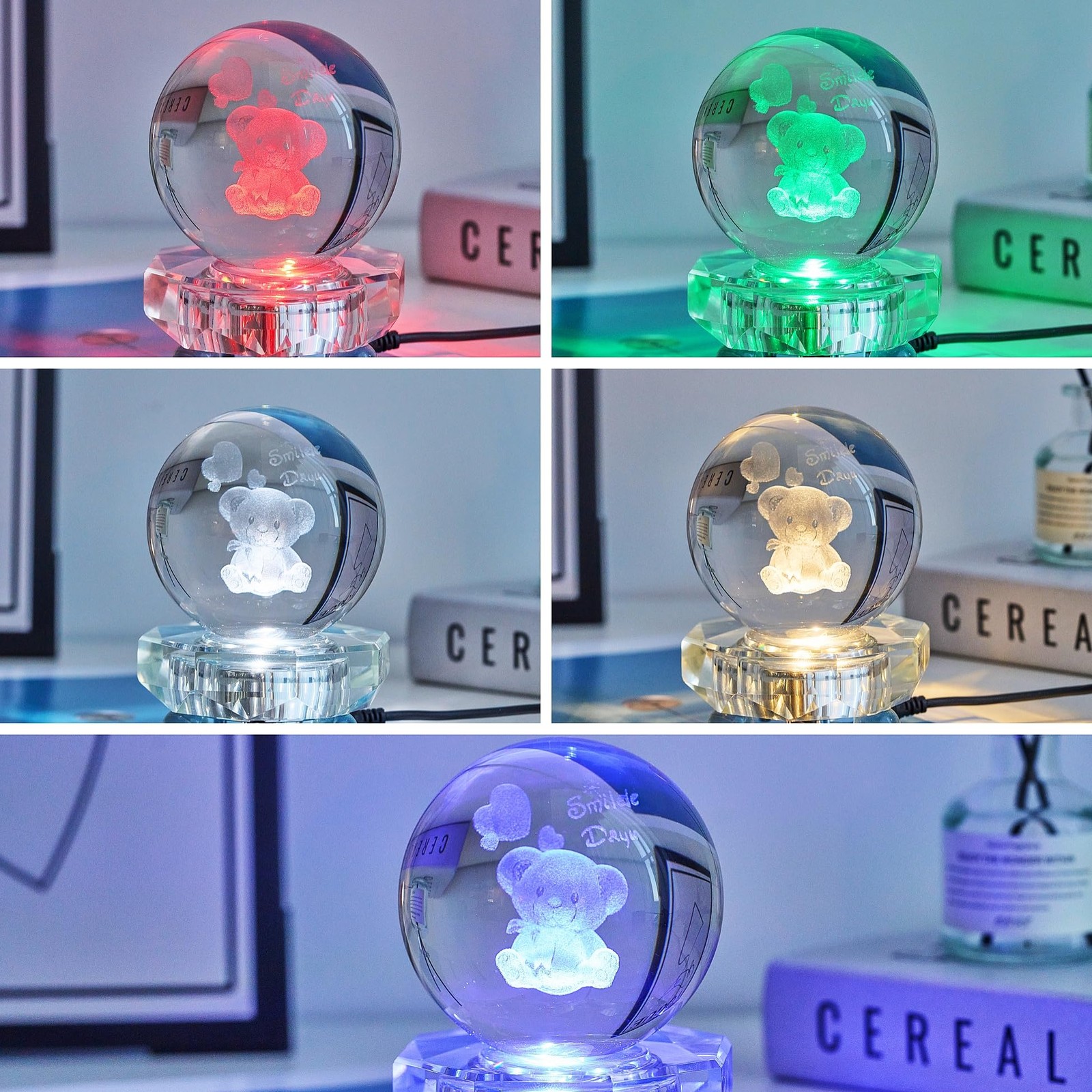 Light Base Crystal Display Stand In A Variety of Colors,Lighted Up Stand Colo…