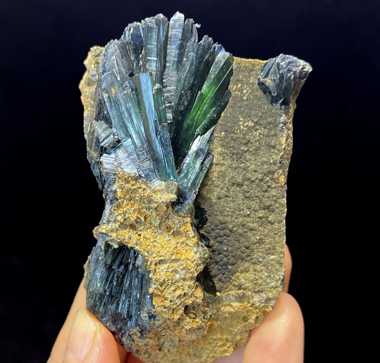 80mm Gemmy Vivianite mined from Brazil, Natural Mineral specimen