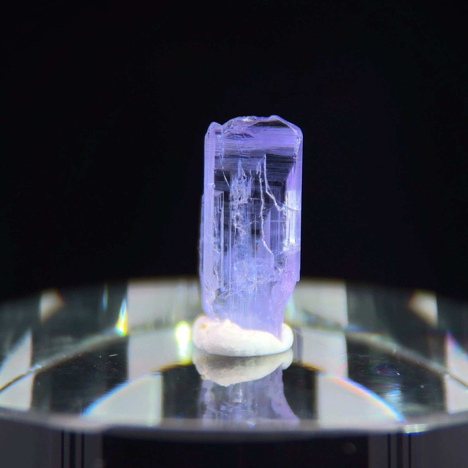 GEM LAVENDER TANZANITE TERMINATED FROM TANZANIA