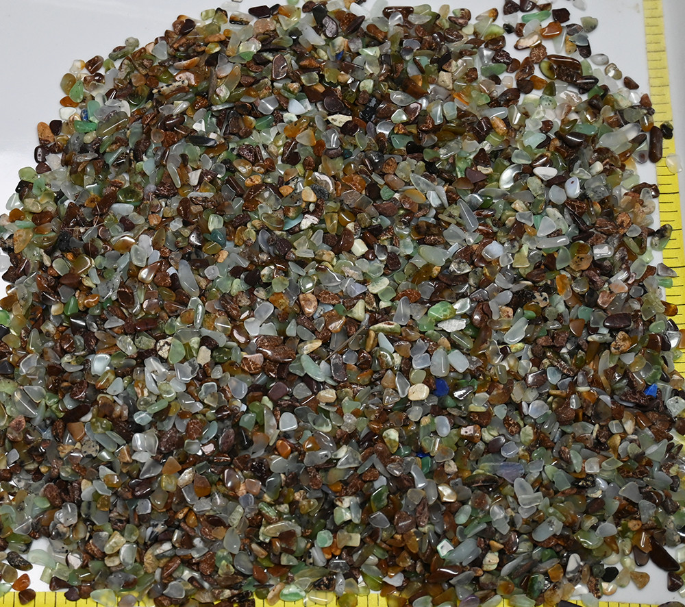 CHRYSOPRASE Mini (5-8 mm) polished stones 1/2 Pound