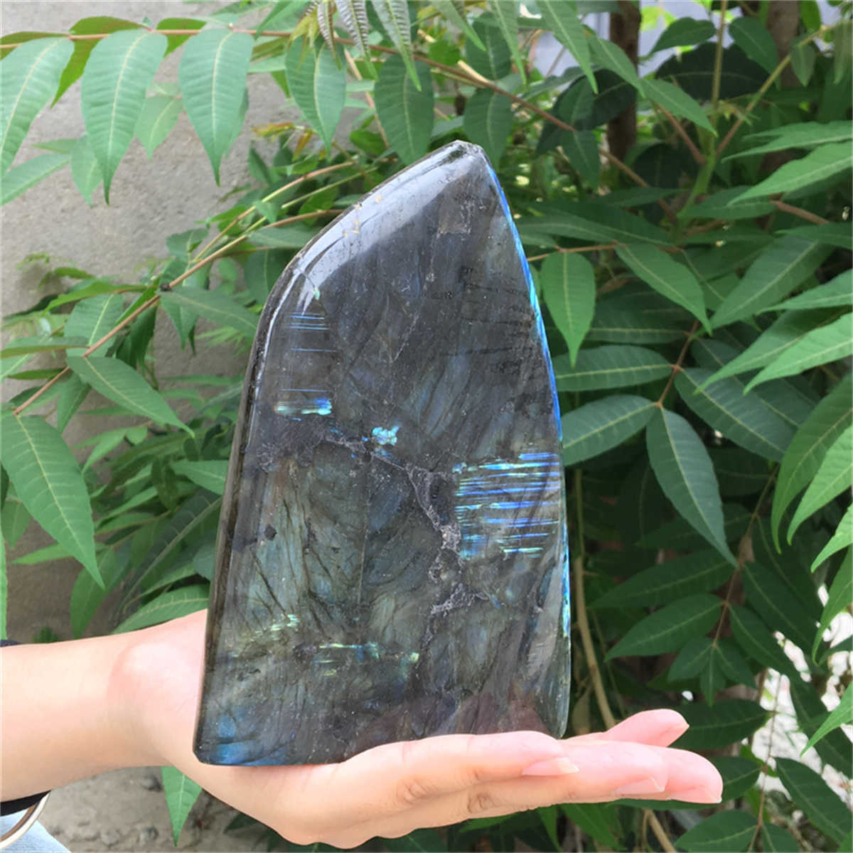 1.1kg Natural Labradorite Mineral Quartz Crystal Mineral Reiki healing
