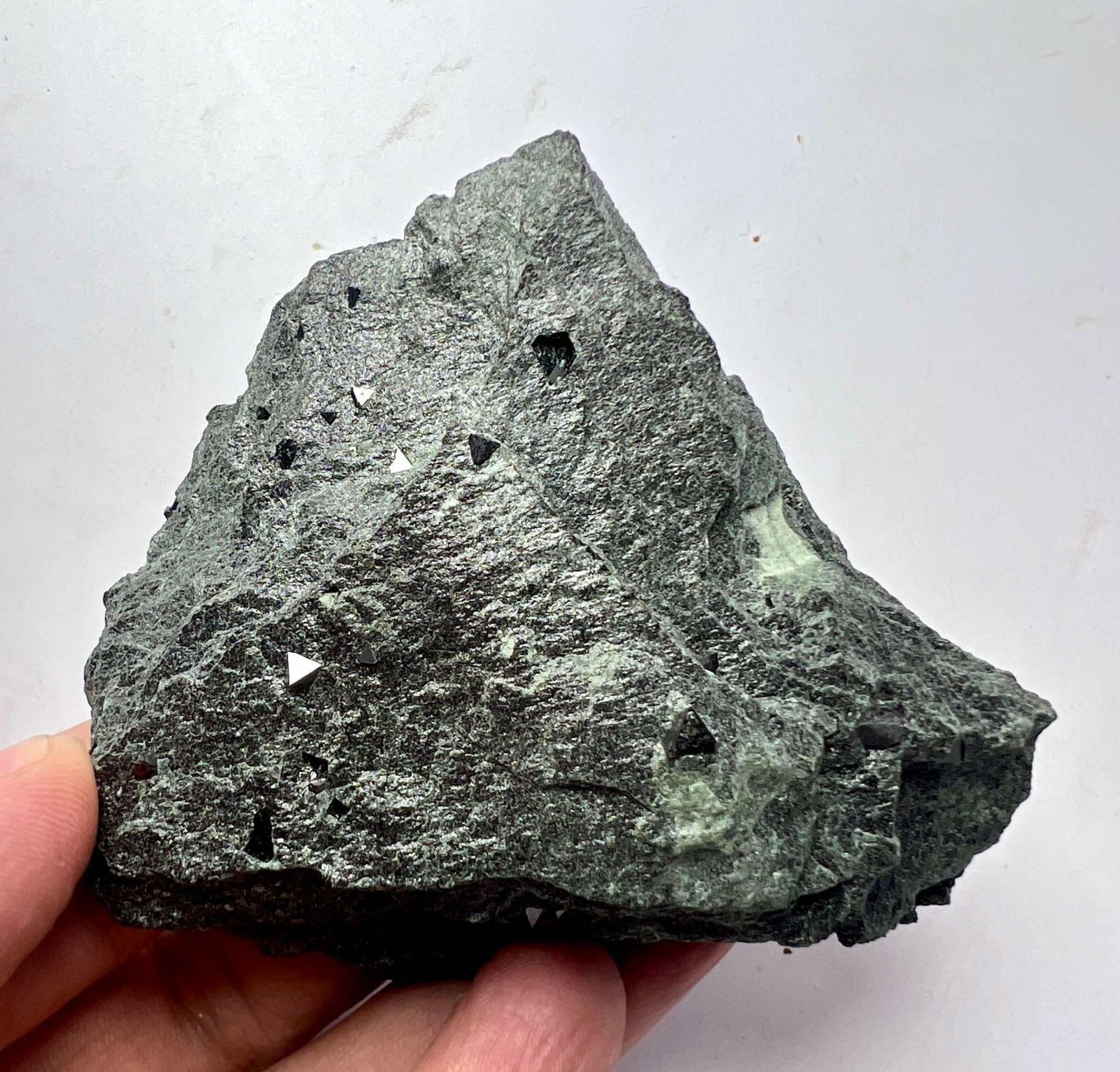 213 Gram Extremely Beautiful Magnetite Crystals On Matrix From Pakistan AS31