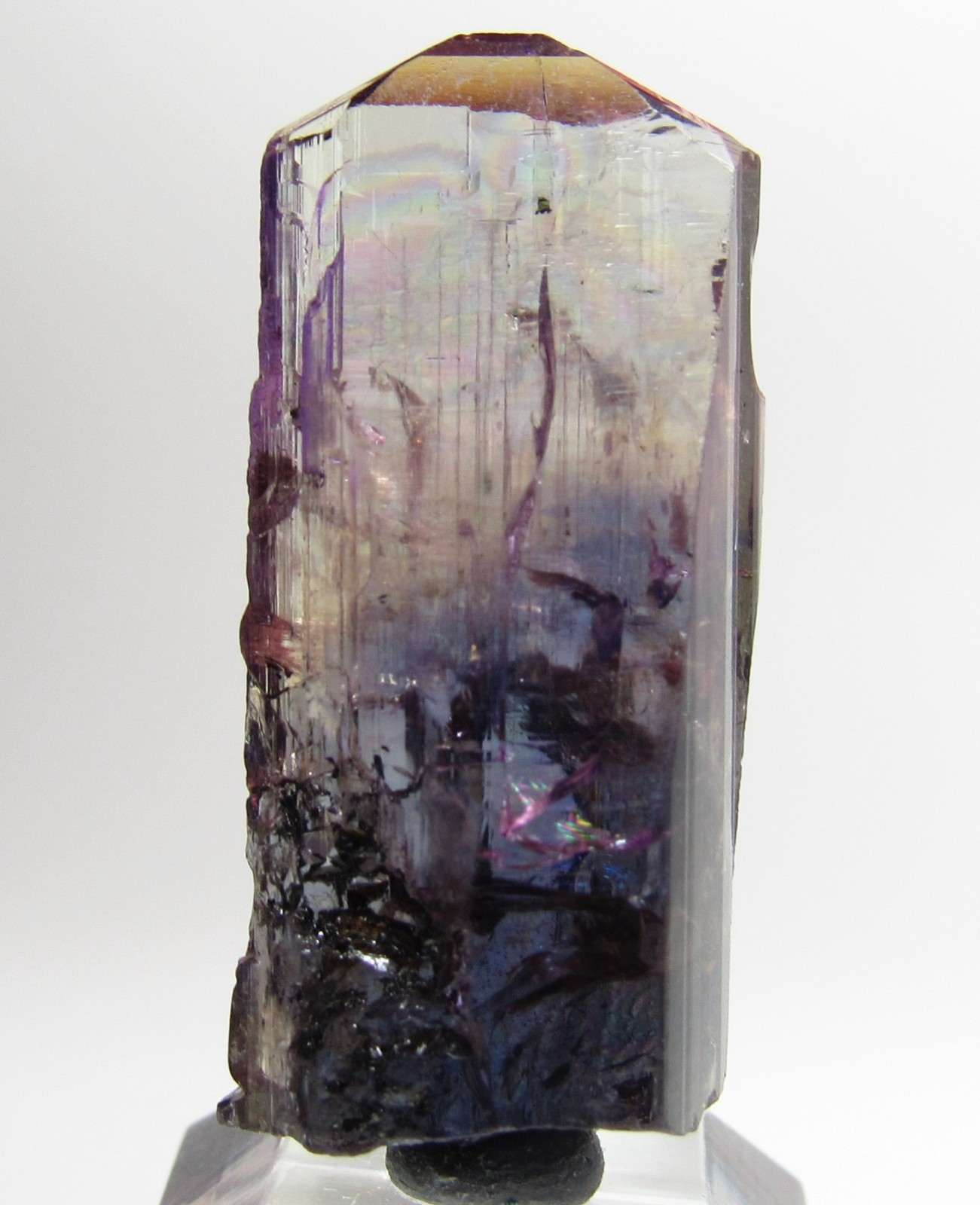 ENTICING ULTRA RARE UNHEATED IRIDESCENT FANCY COLOR GEM TANZANITE!!!! TANZANIA