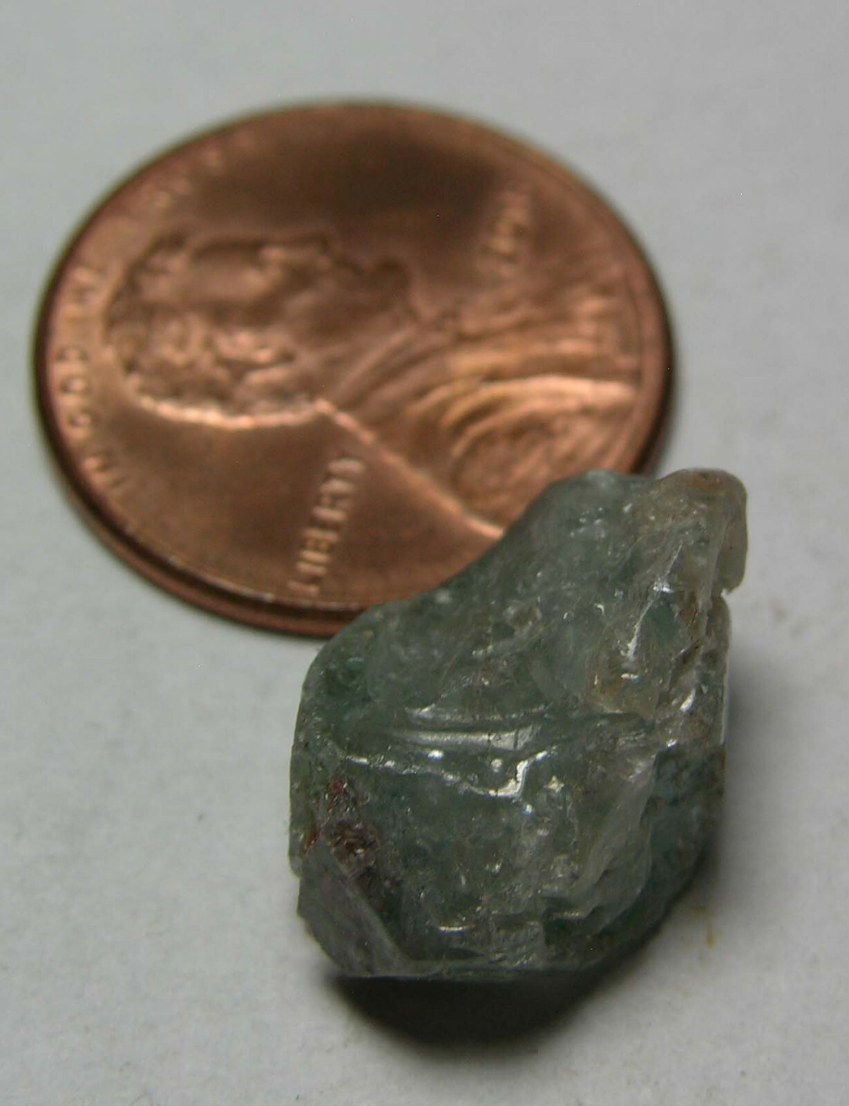 #23 Cambodia 16.50ct Natural Rough Uncut Blue Zircon Crystal Specimen 3.30g 17mm