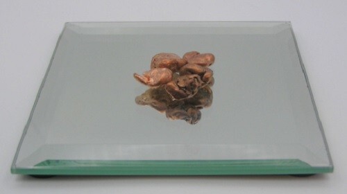 Native Natural Copper Nuggets, Caledonia Mine, Michigan, 5 Pieces, .573 Ounces