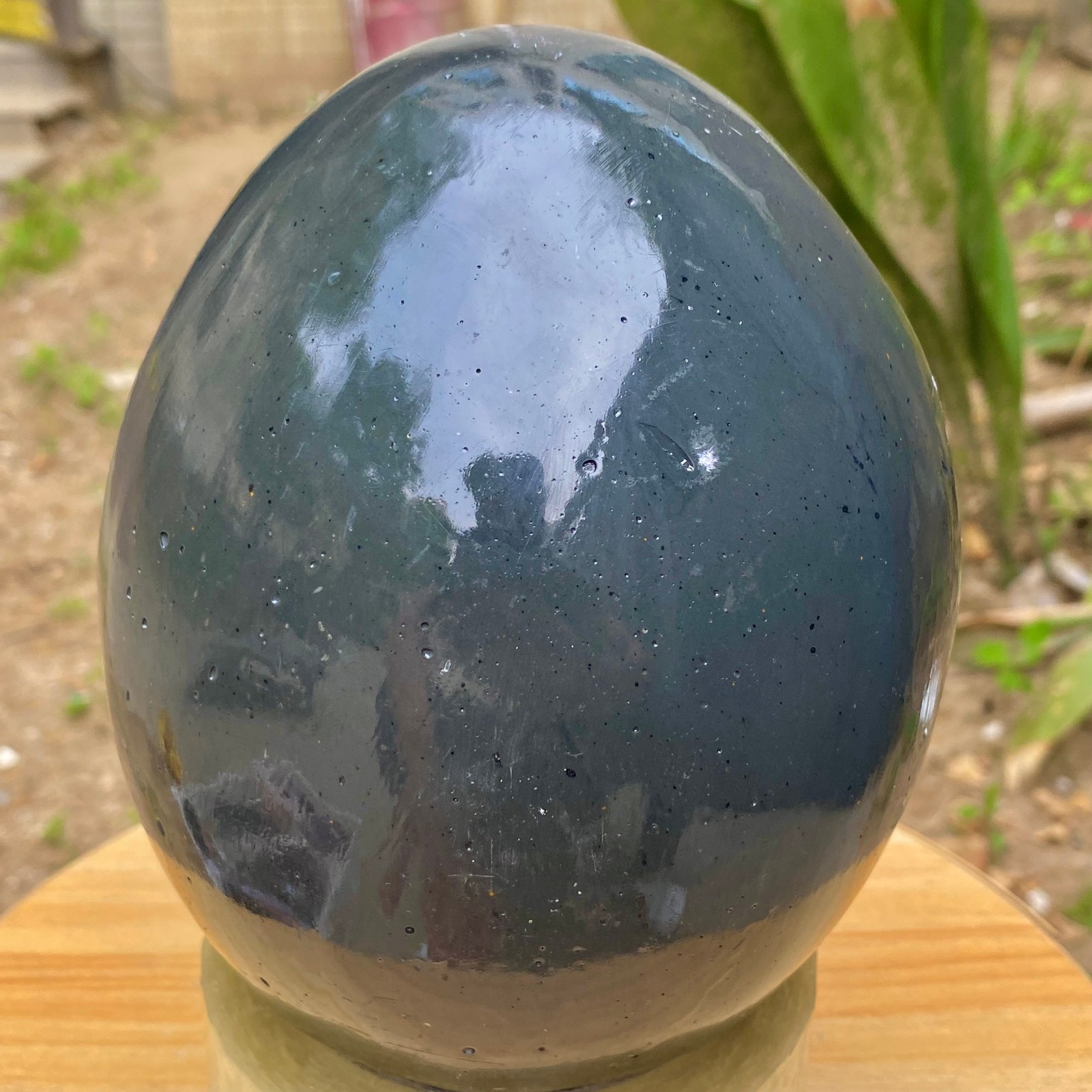 5.97LB Natural amethyst Dinosaur egg Quartz Crystal specimen healing