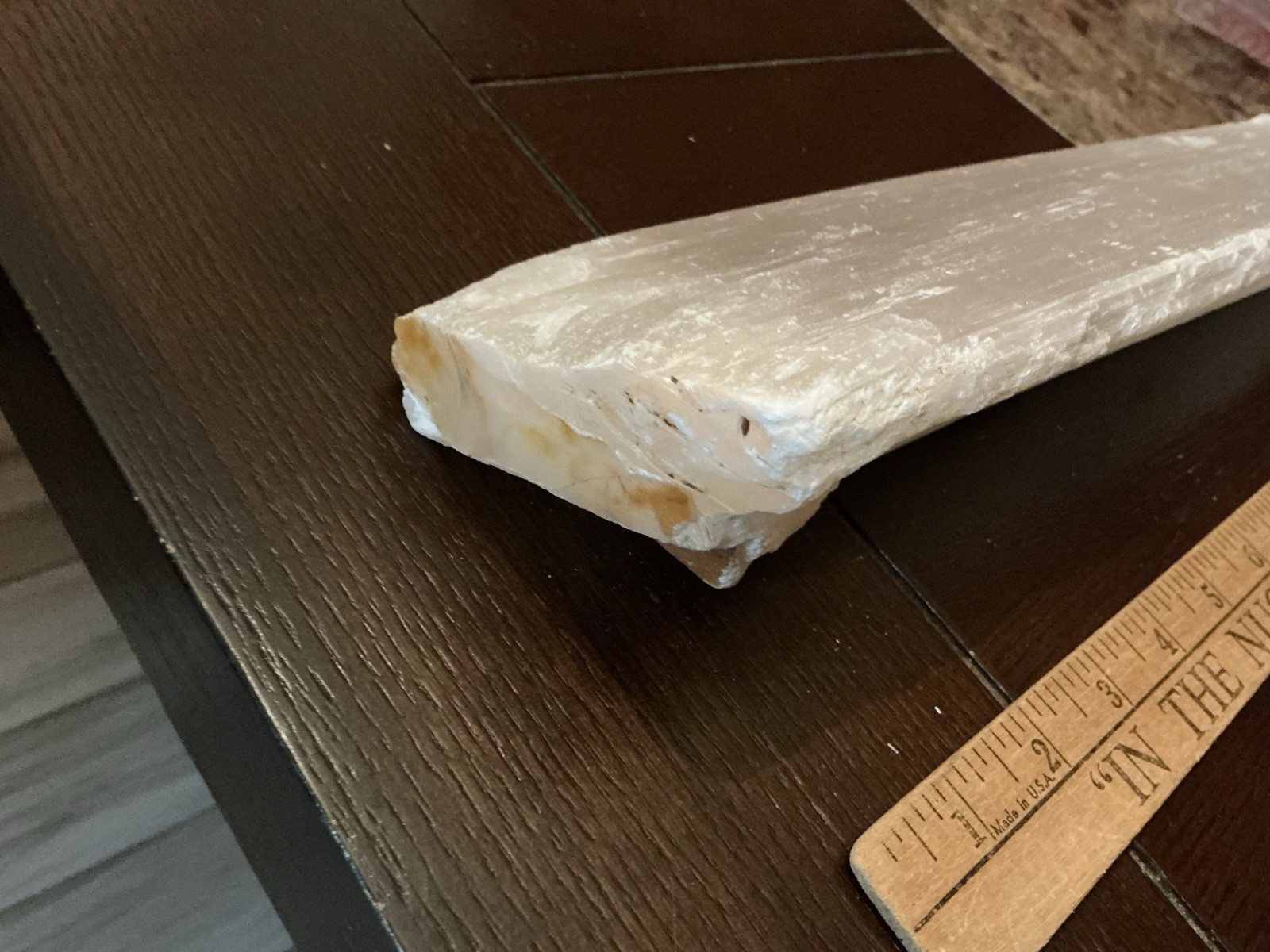 5 Lbs 6 Oz. Natural white selenite gypsum crystal raw stone specimen, 17” Long