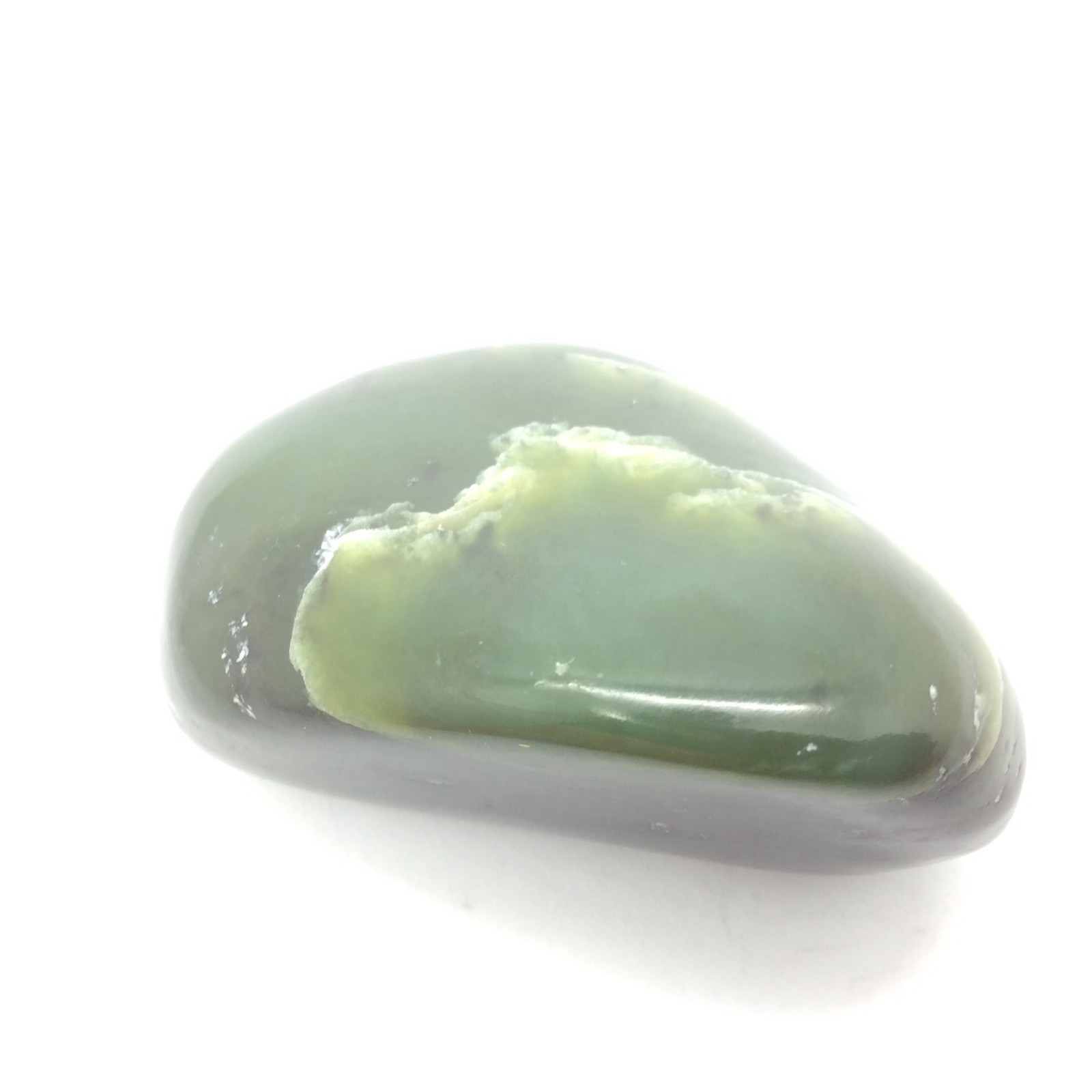 Siberian Jade Pebble Green Nephrite Jade Stone Sayan Mountains Siberia #9
