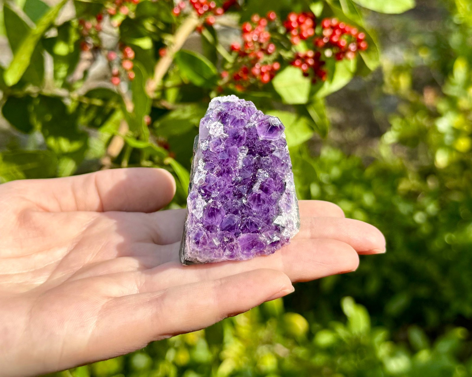 80-100g Raw Amethyst Crystal Quartz Cluster Specimens (Home Decor, Ornaments)