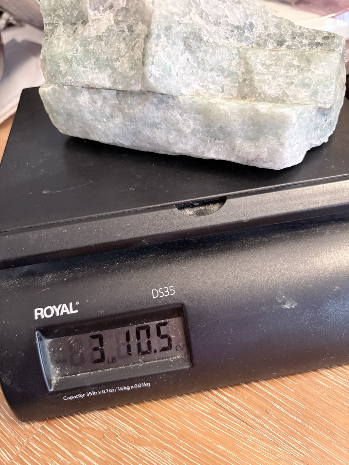 6″ x 3.75″ LARGE NATURAL ROUGH GREEN AVENTURINE QUARTZ STONE 3 lbs 10.5 ozs
