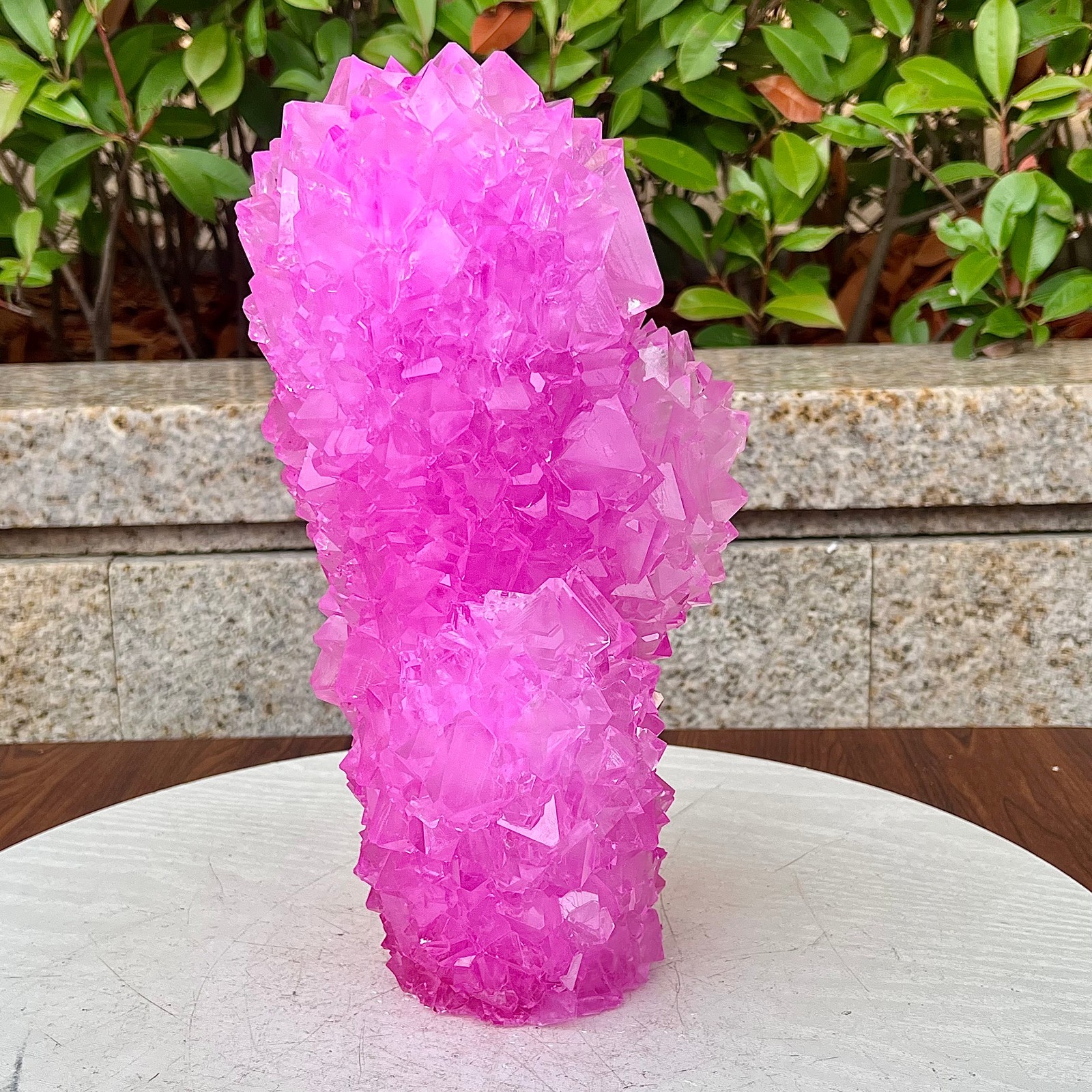 6.87LB Restoration of high-quality pink crystal cluster columnar mineral sampl