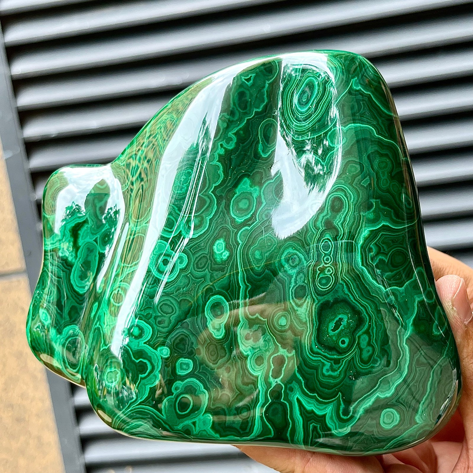 Malachite Polished Stone Natural Green Crystal Gemstone Reiki Chakra 4 lb