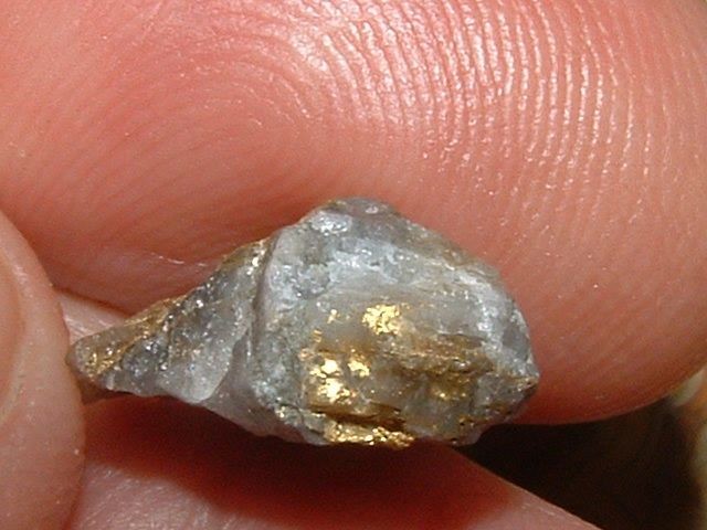 COLORADO GOLD QUARTZ SPECIMEN 1.34 GRAM U.S. LODE MINING