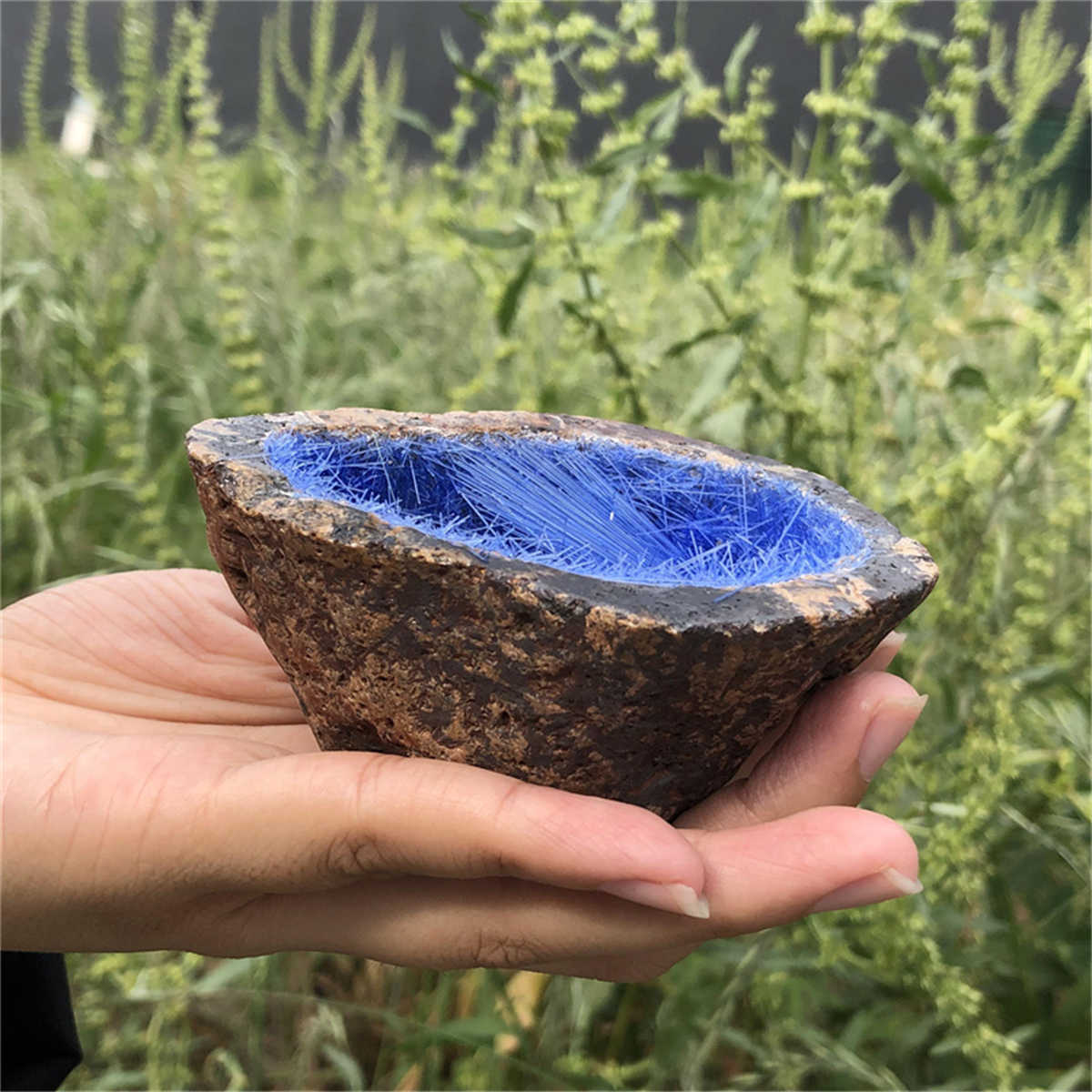 270g Natural Needle Ironstone Mineral Specimen Healing Reiki Decor Crystal Gift