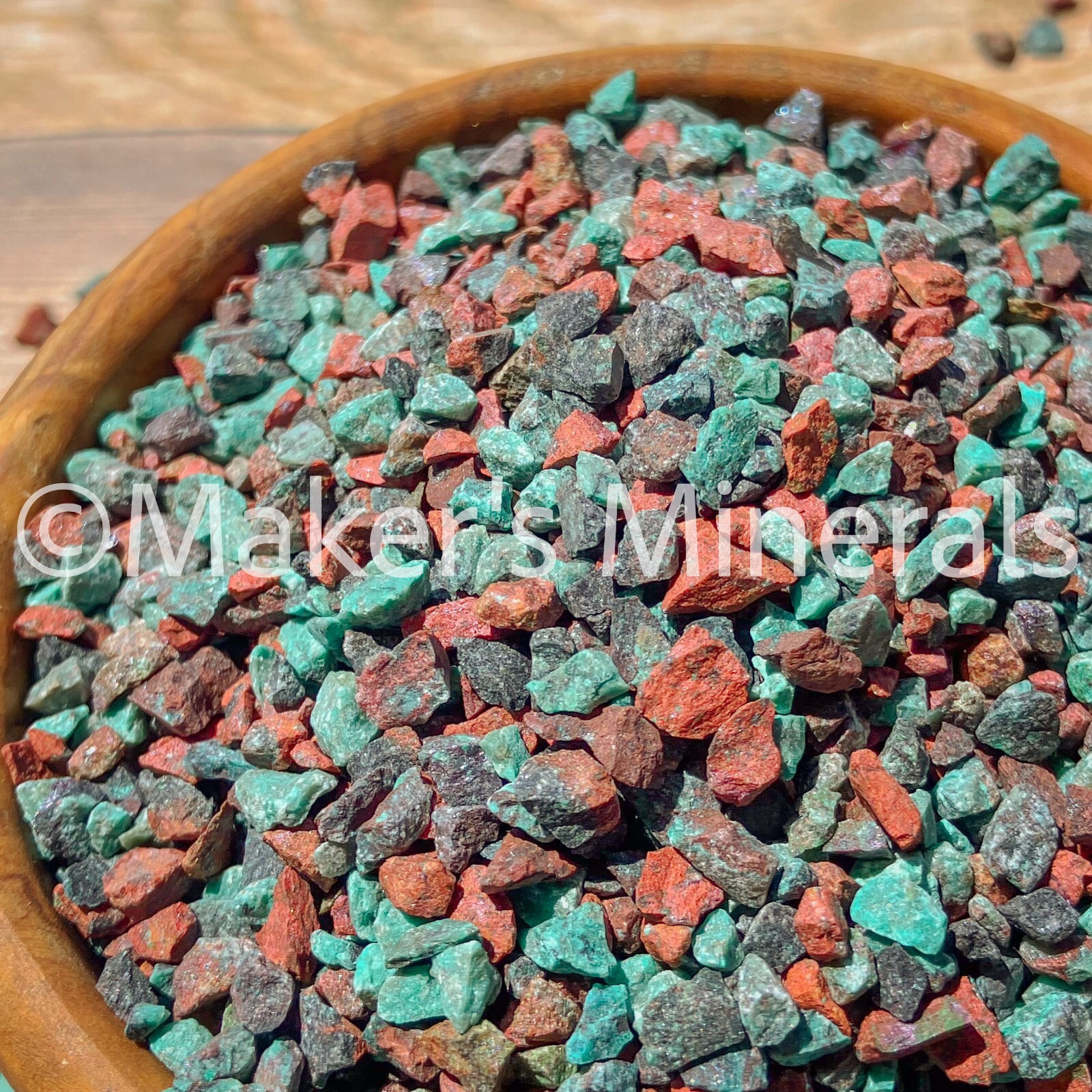 Crushed RARE Sonora Sunrise/Sunset Chips, 2mm-4mm for Inlay, Embellishments, Art